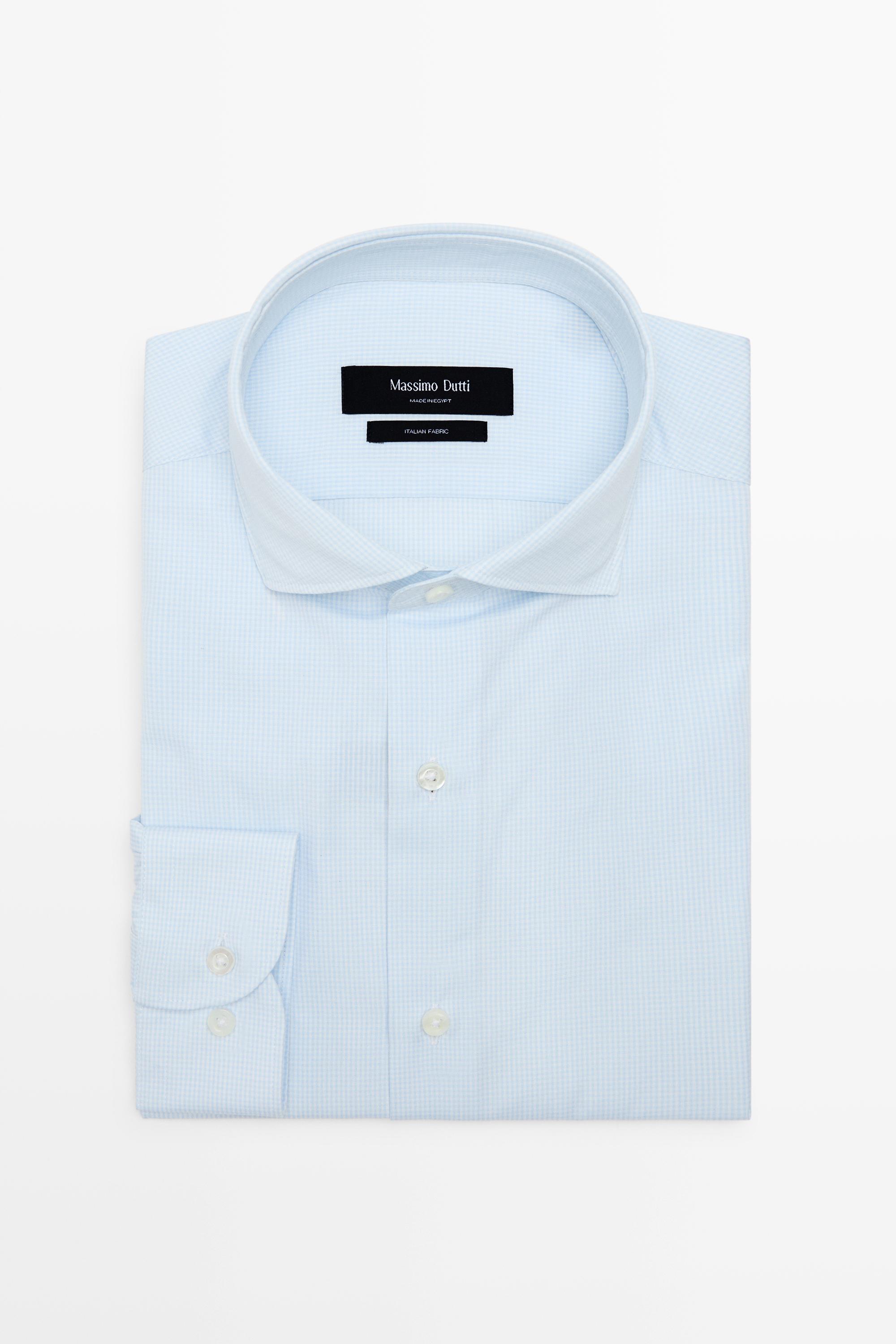 Slim fit gingham shirt