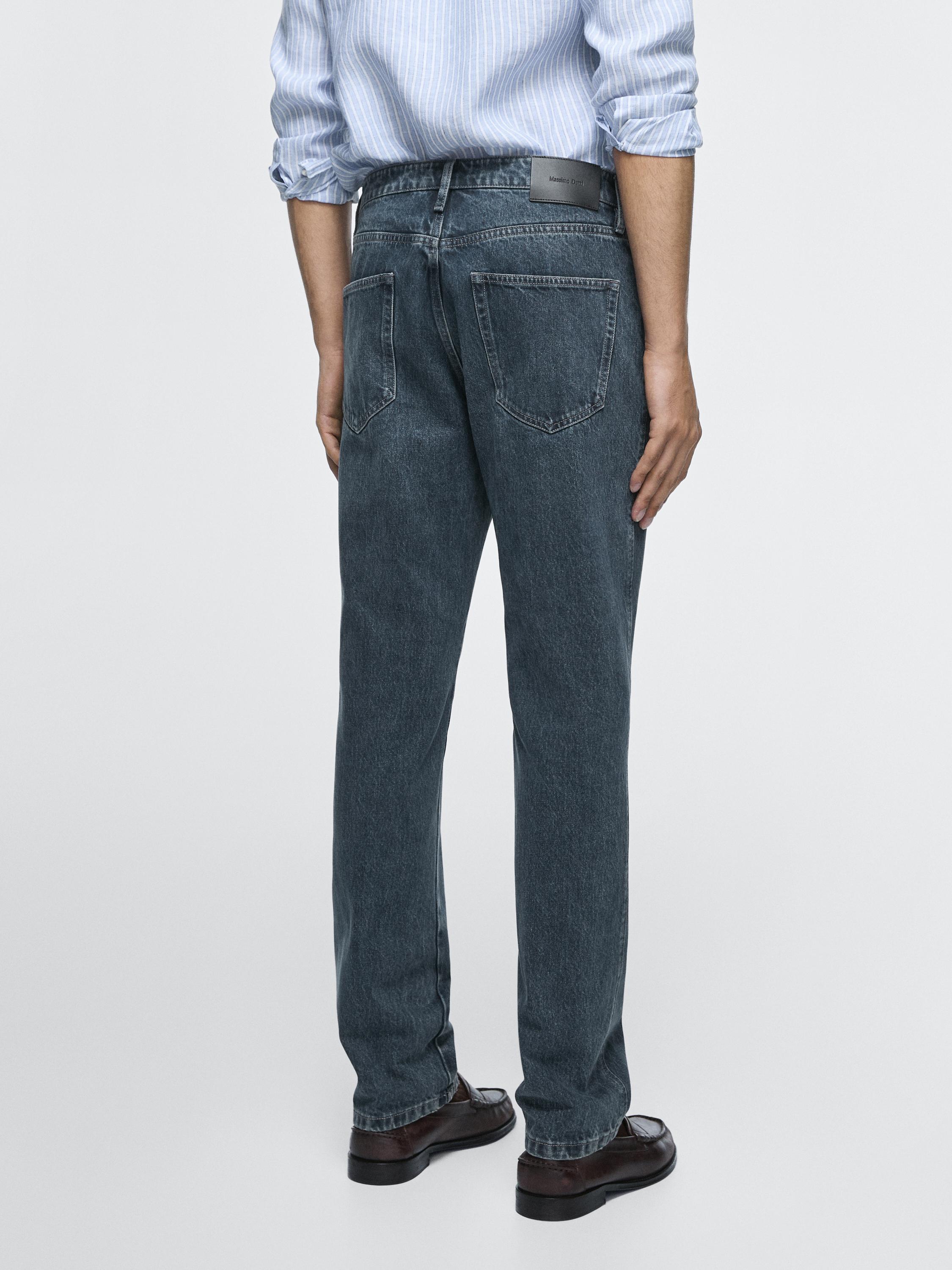 Tapered fit jeans — BLUE