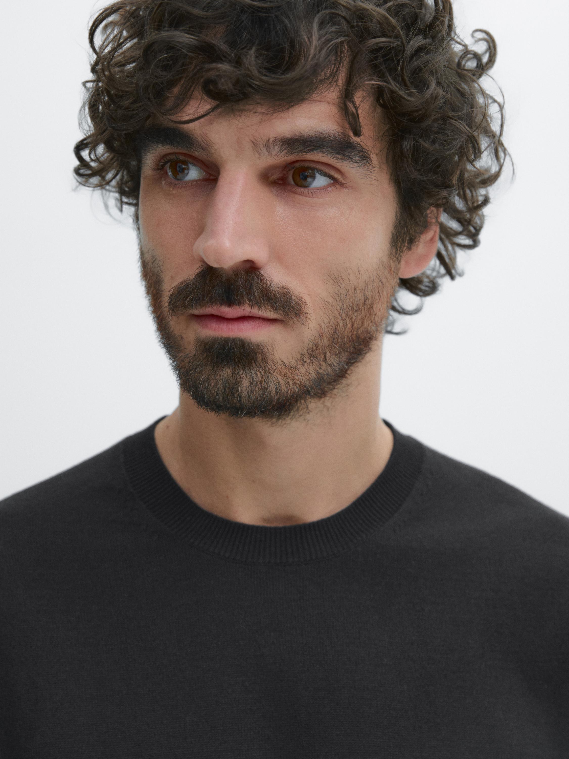 100% cotton short sleeve knit sweater