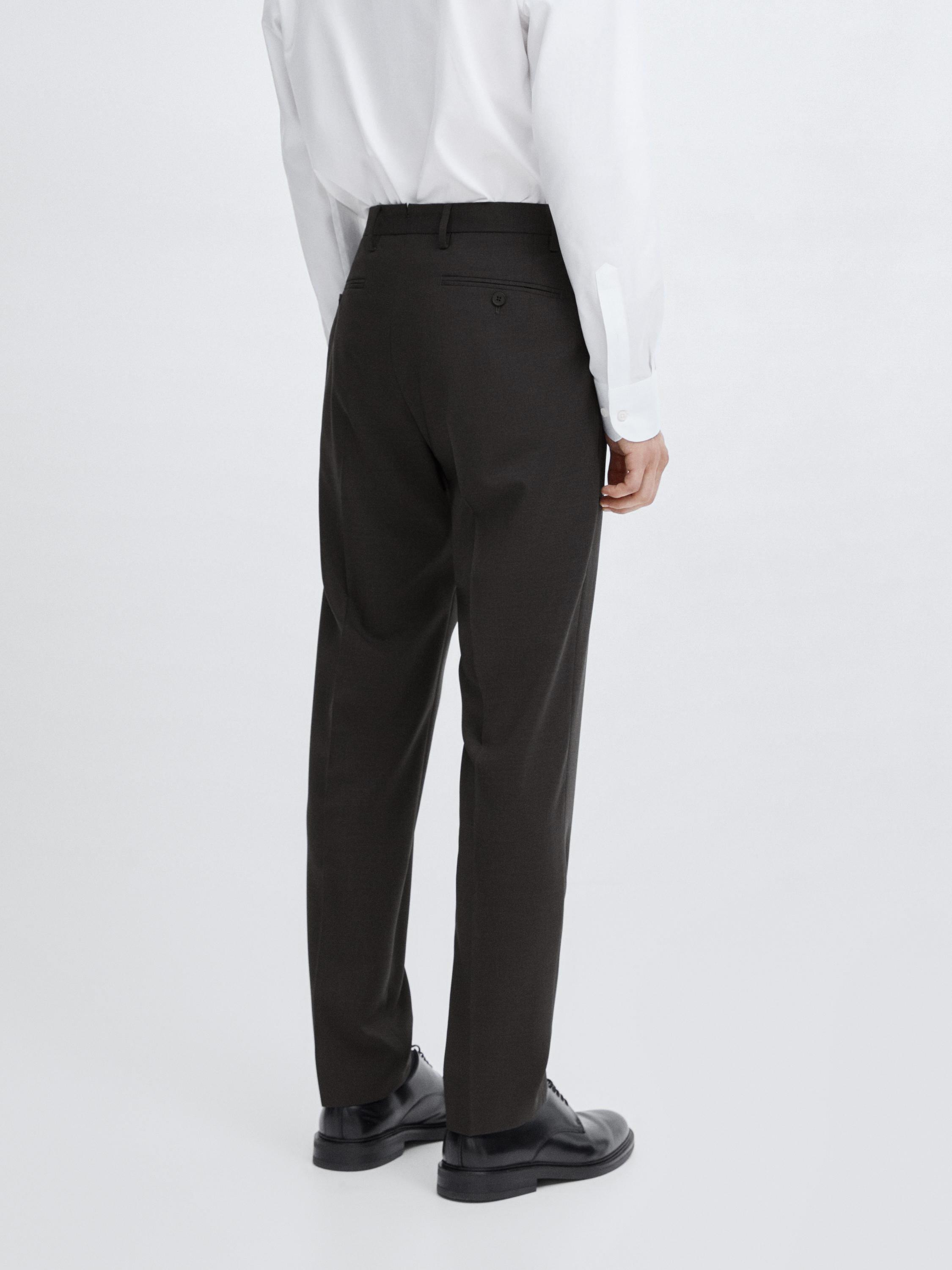 100% wool suit trousers