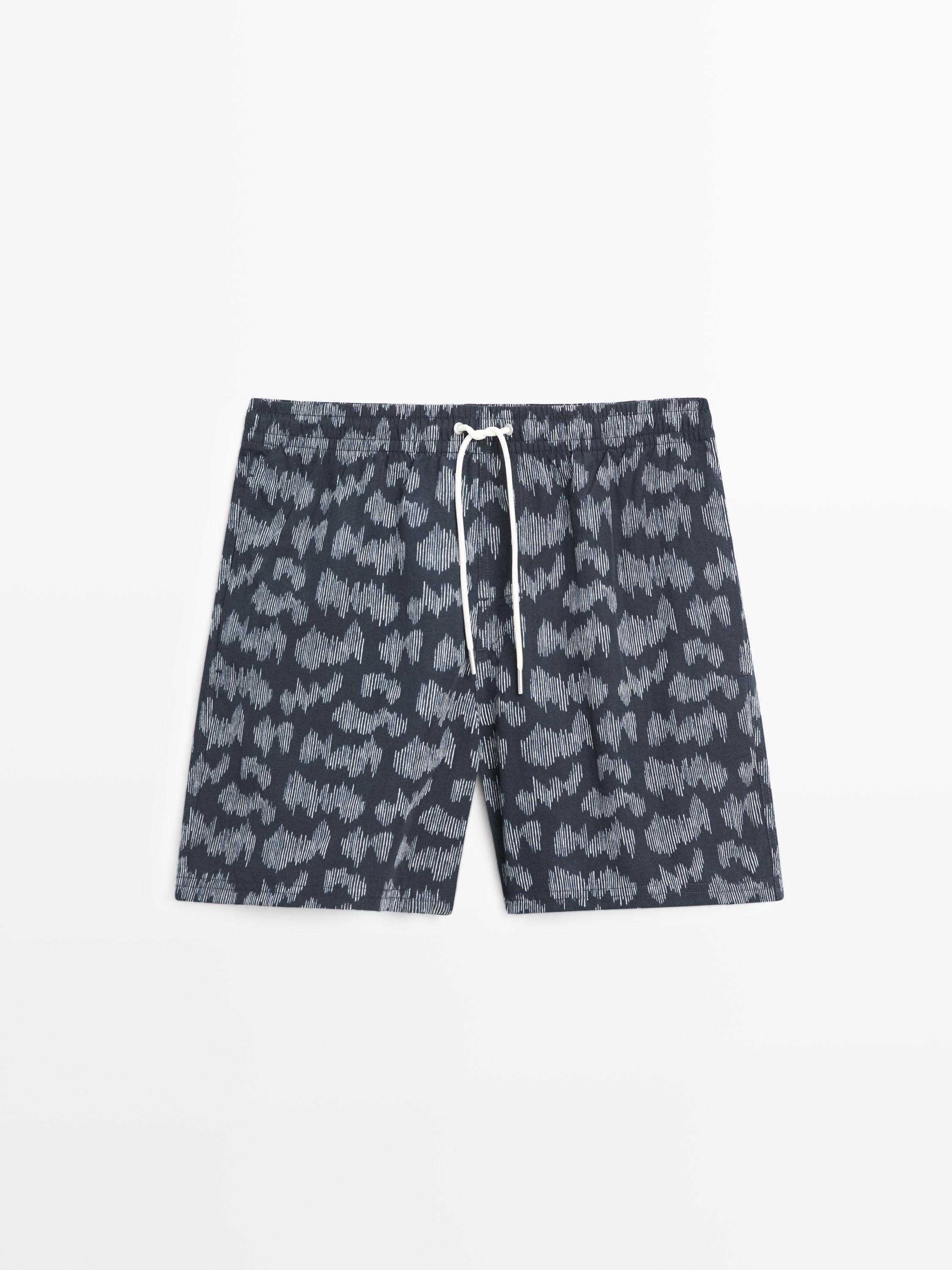Short de bain imprimé