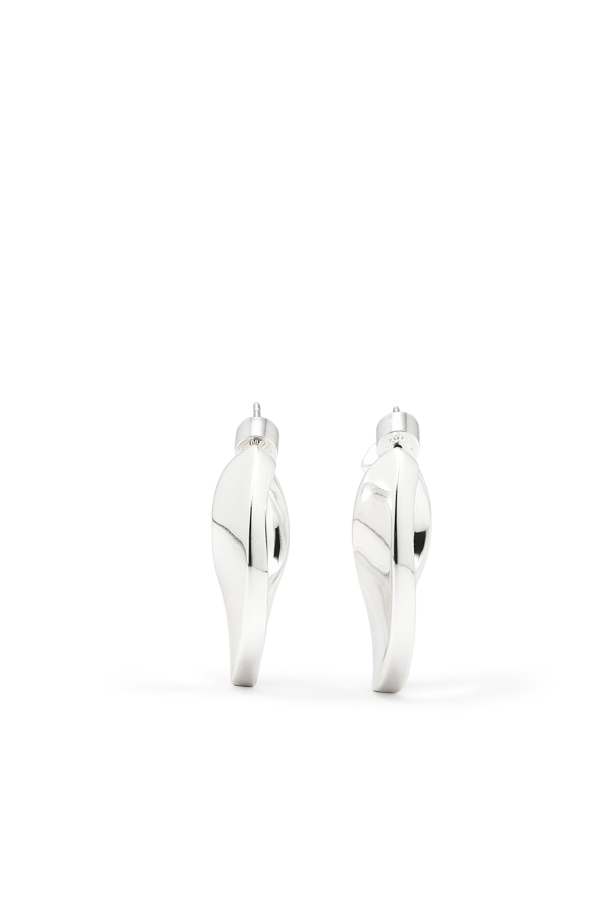 Hoop earrings — SILVER