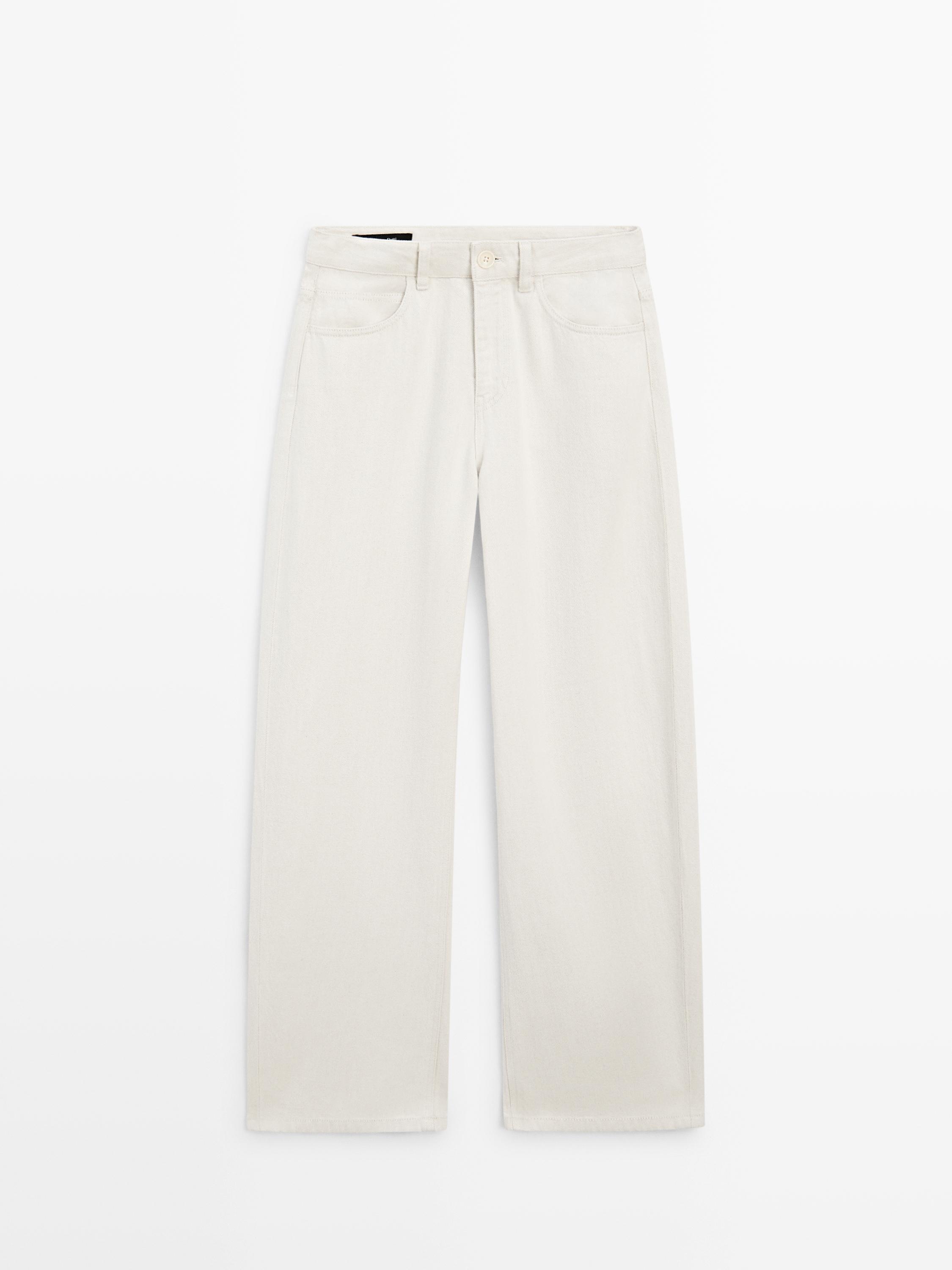 Yüksek bel barrel fit jean