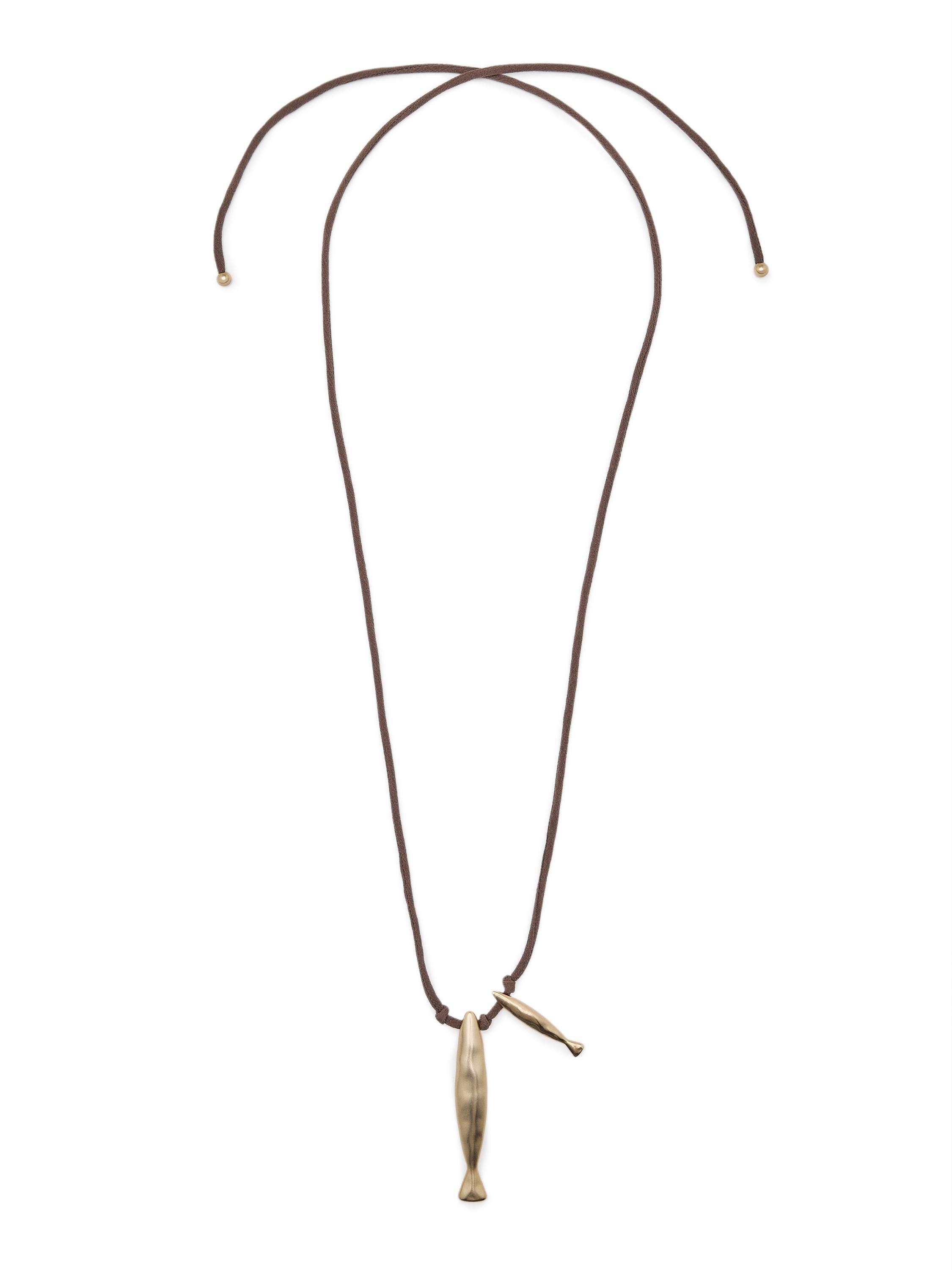 ★ Massimo Dutti★ Silk cord necklace and fish 04602615303 04602615303-t.jpg?ts=1749120456428