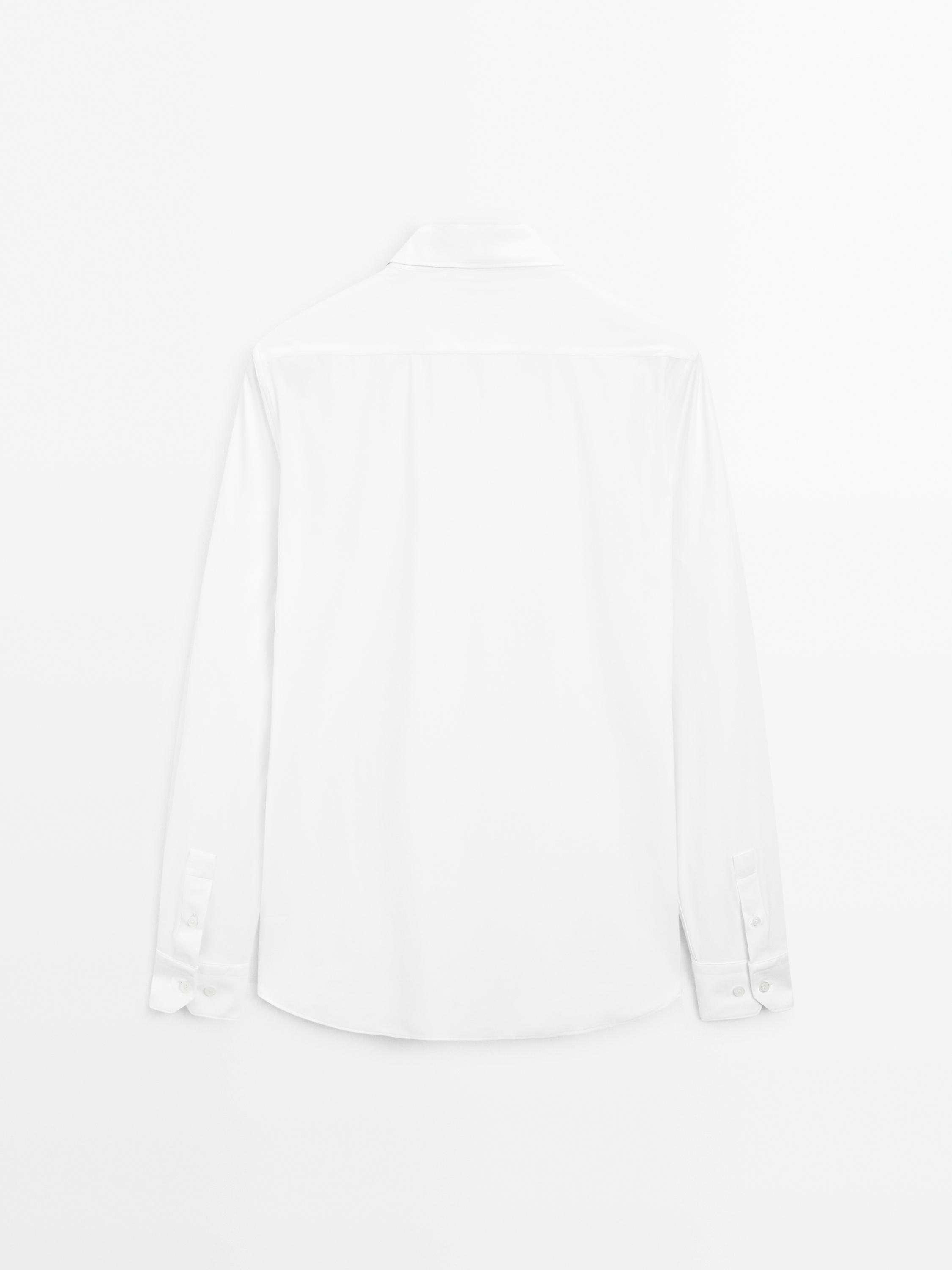 Slim fit non-iron shirt