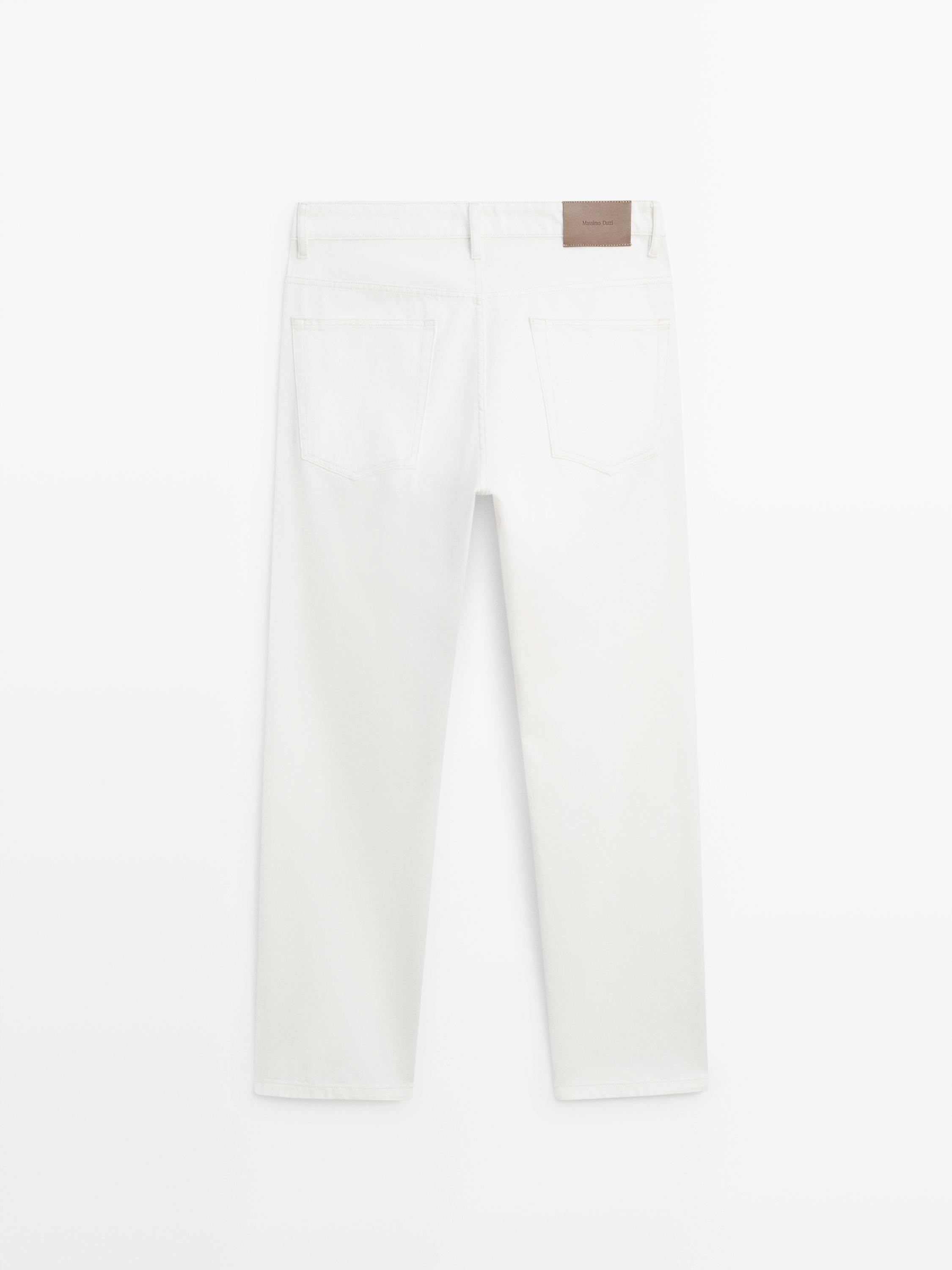 Relaxed-fit jeans — WHITE