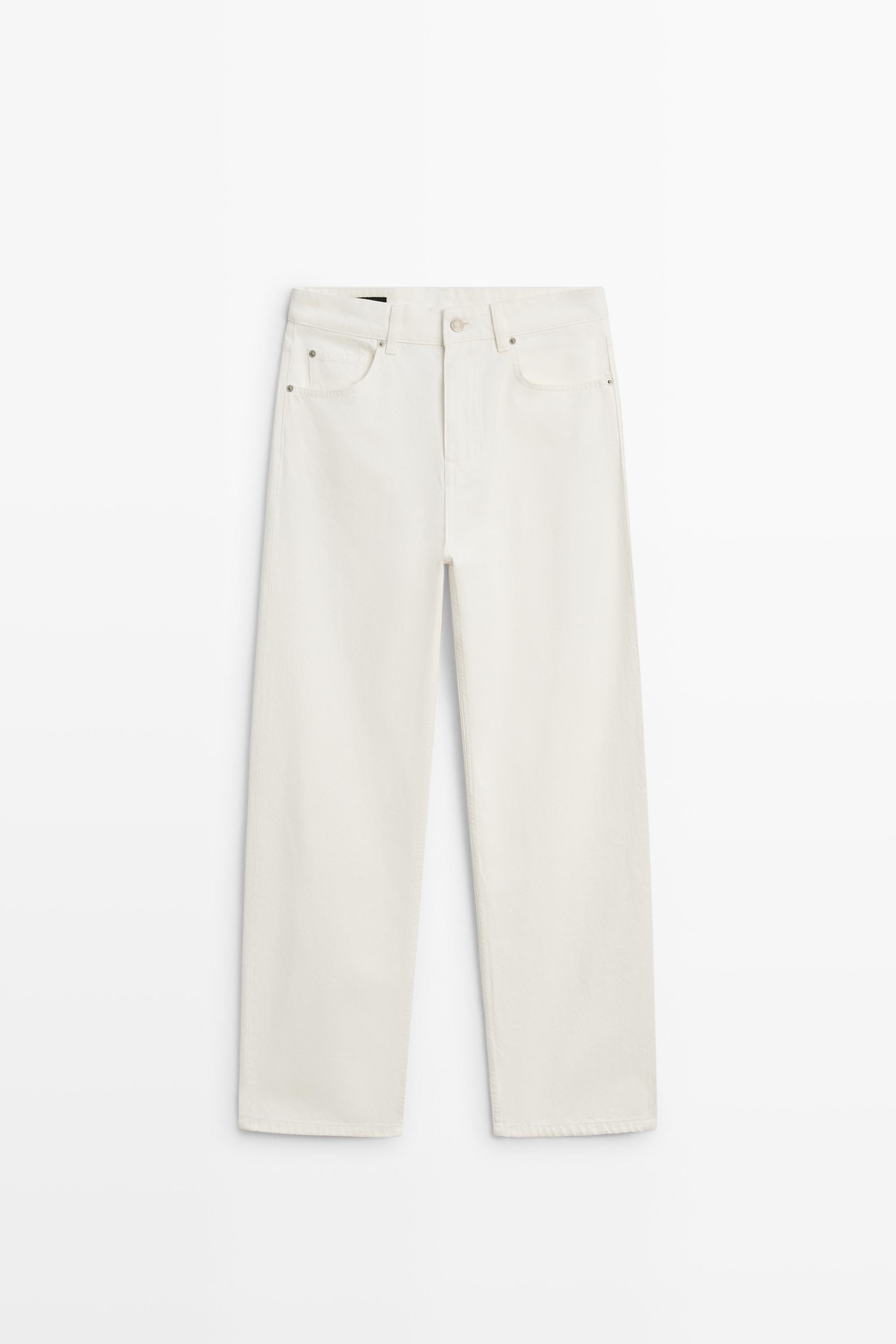 High-waist barrel fit jeans