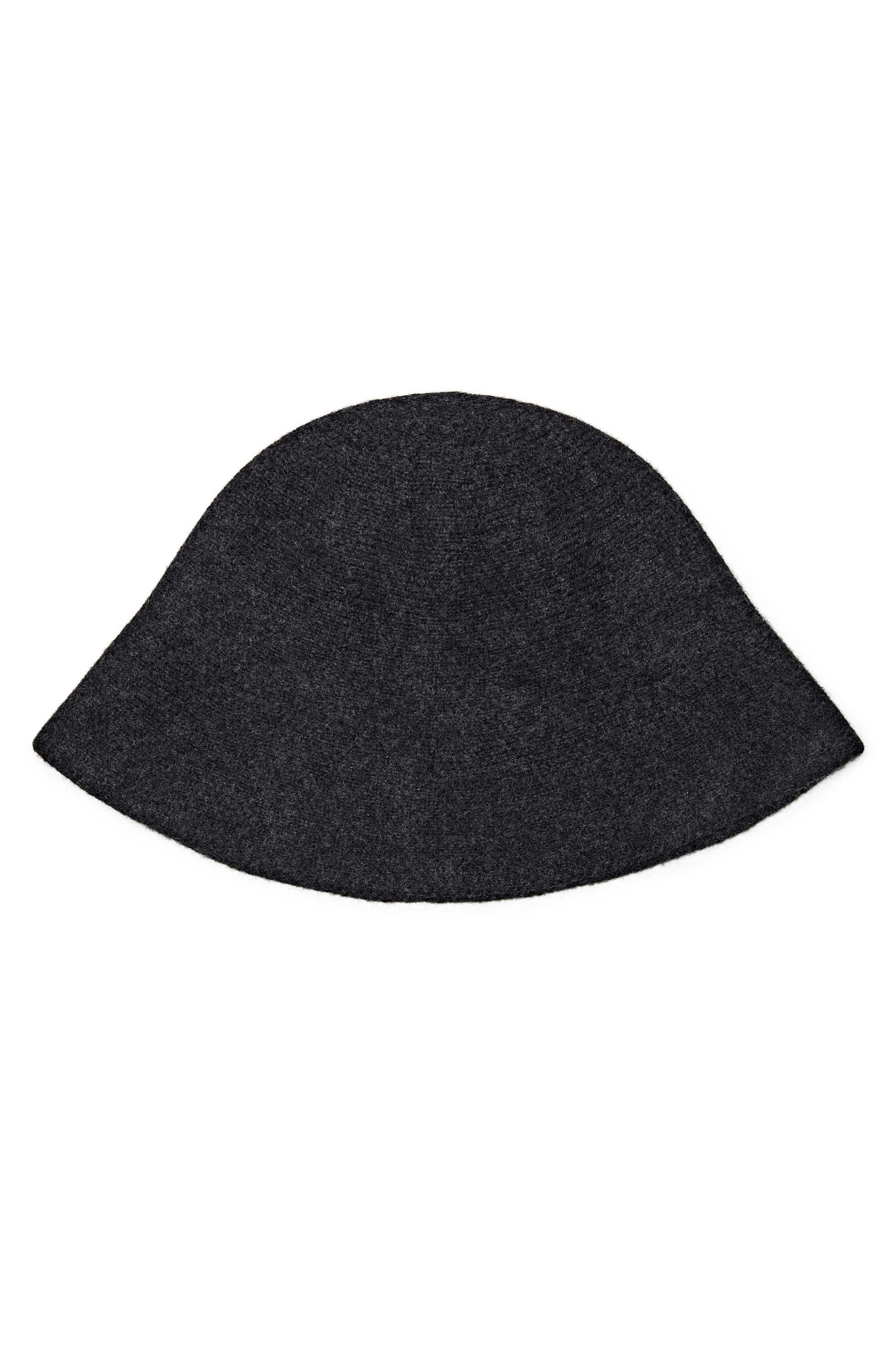 Knit bucket hat — ANTHRACITE GREY
