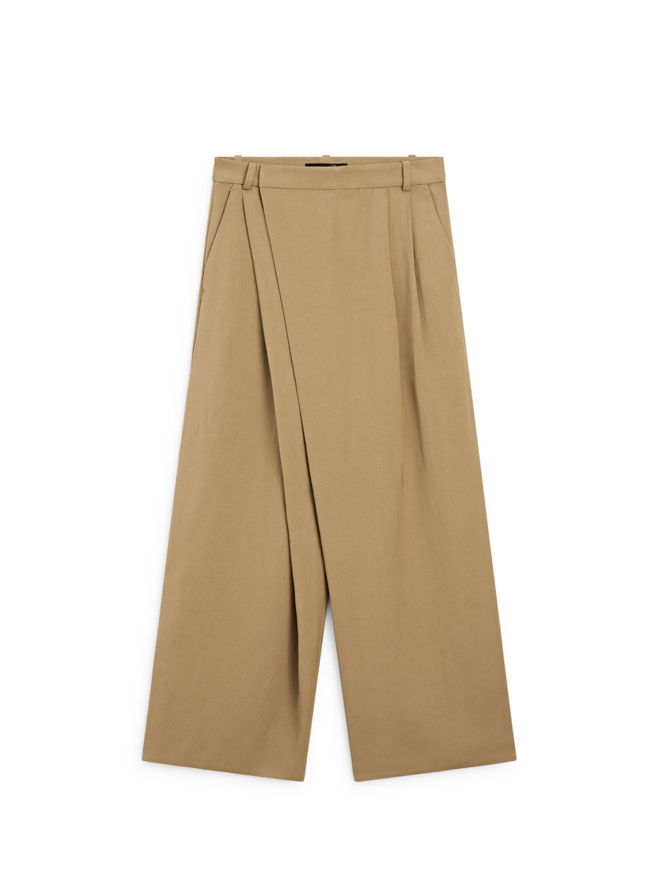Flowing pareo trousers — BEIGE