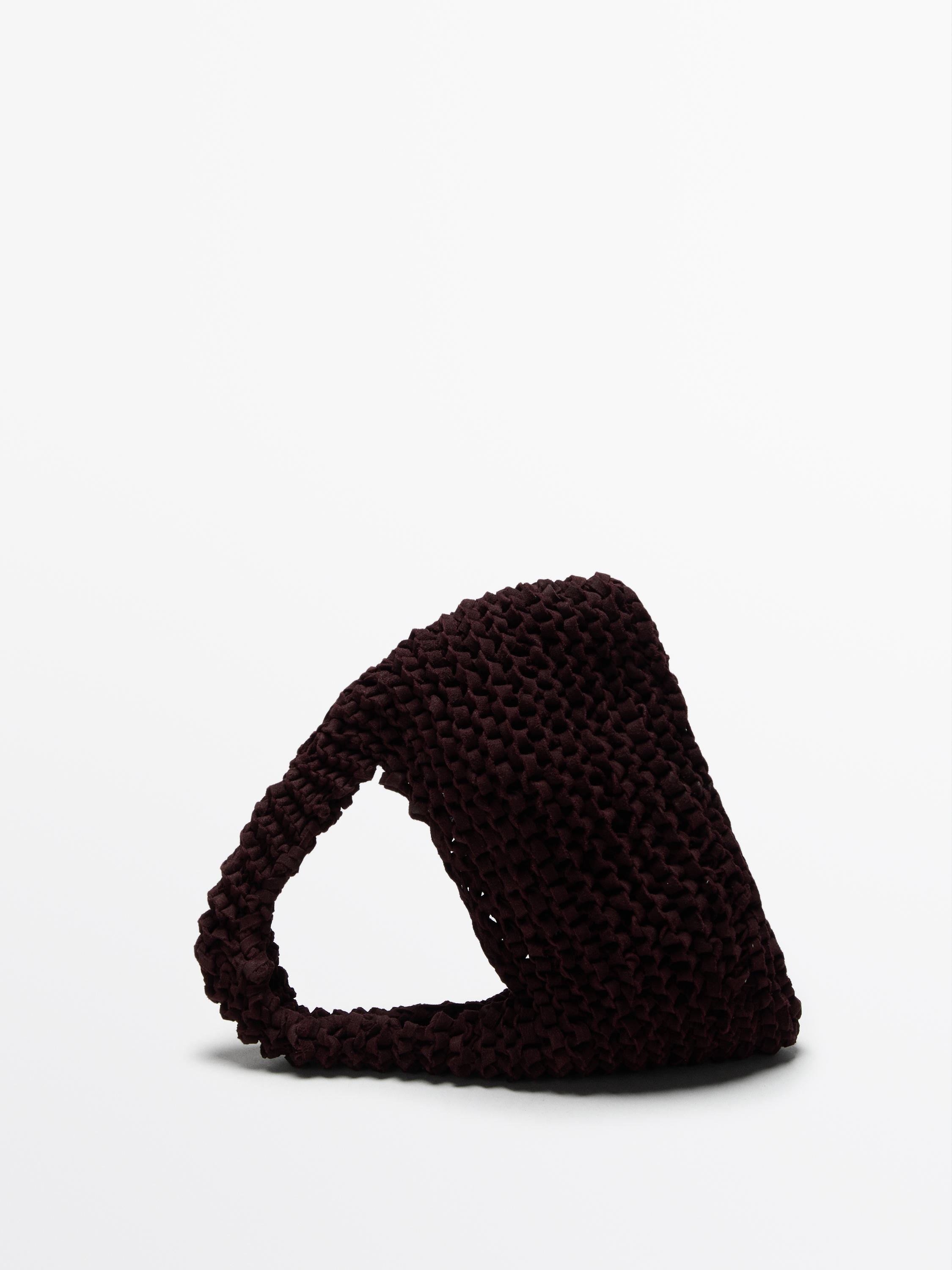 Mini Suede Crochet Bag - Limited Edition