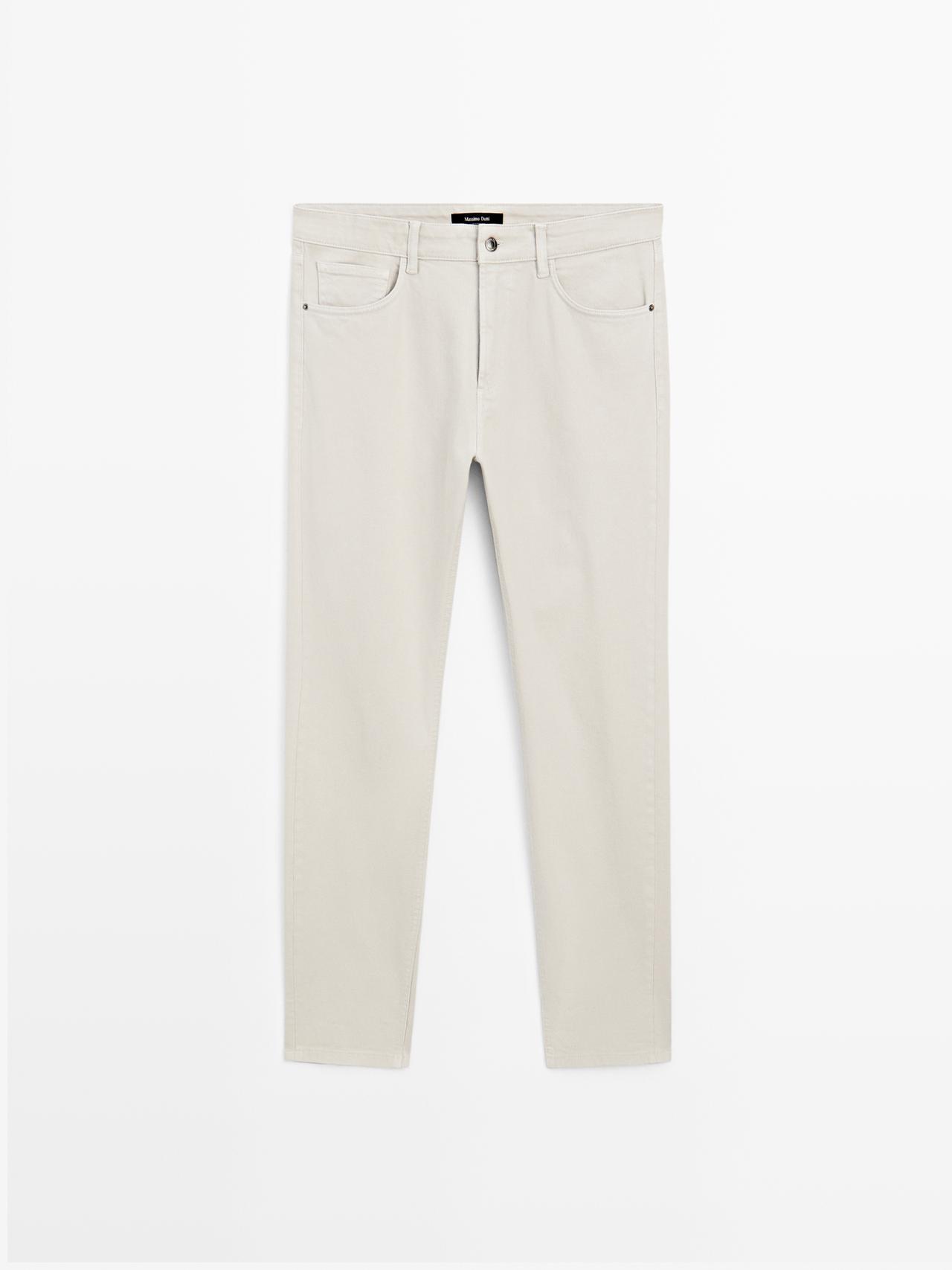 Massimo Dutti - Herre - Slim Fit Jeans - Mink - 38