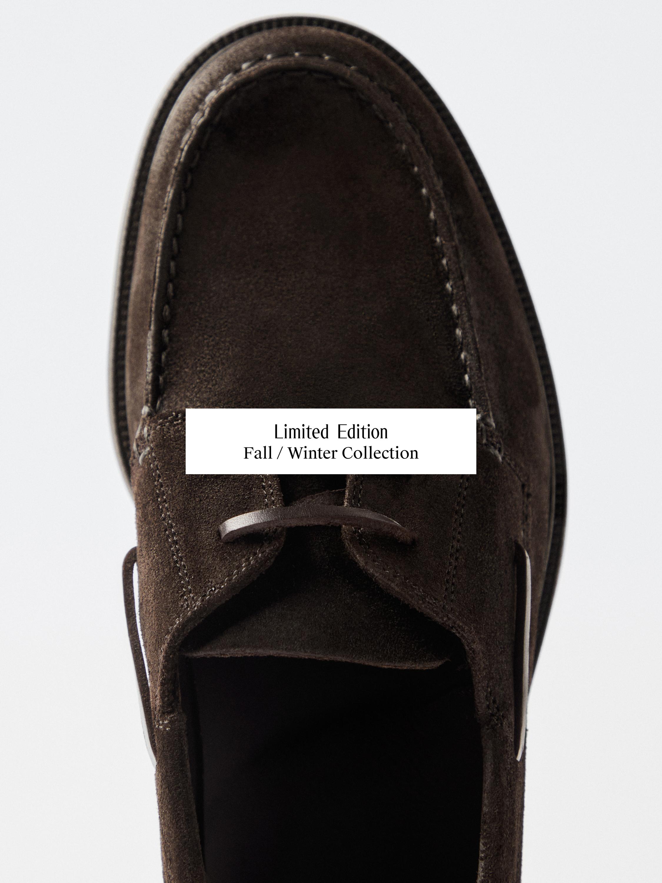 Segelschuhe aus Rauleder - Limited Edition