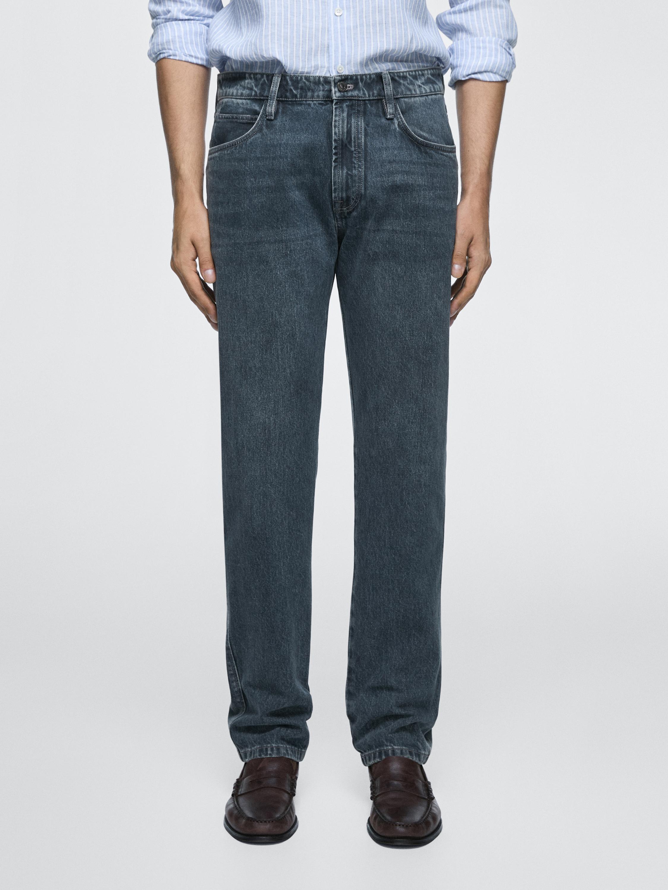 Tapered fit jeans — BLUE