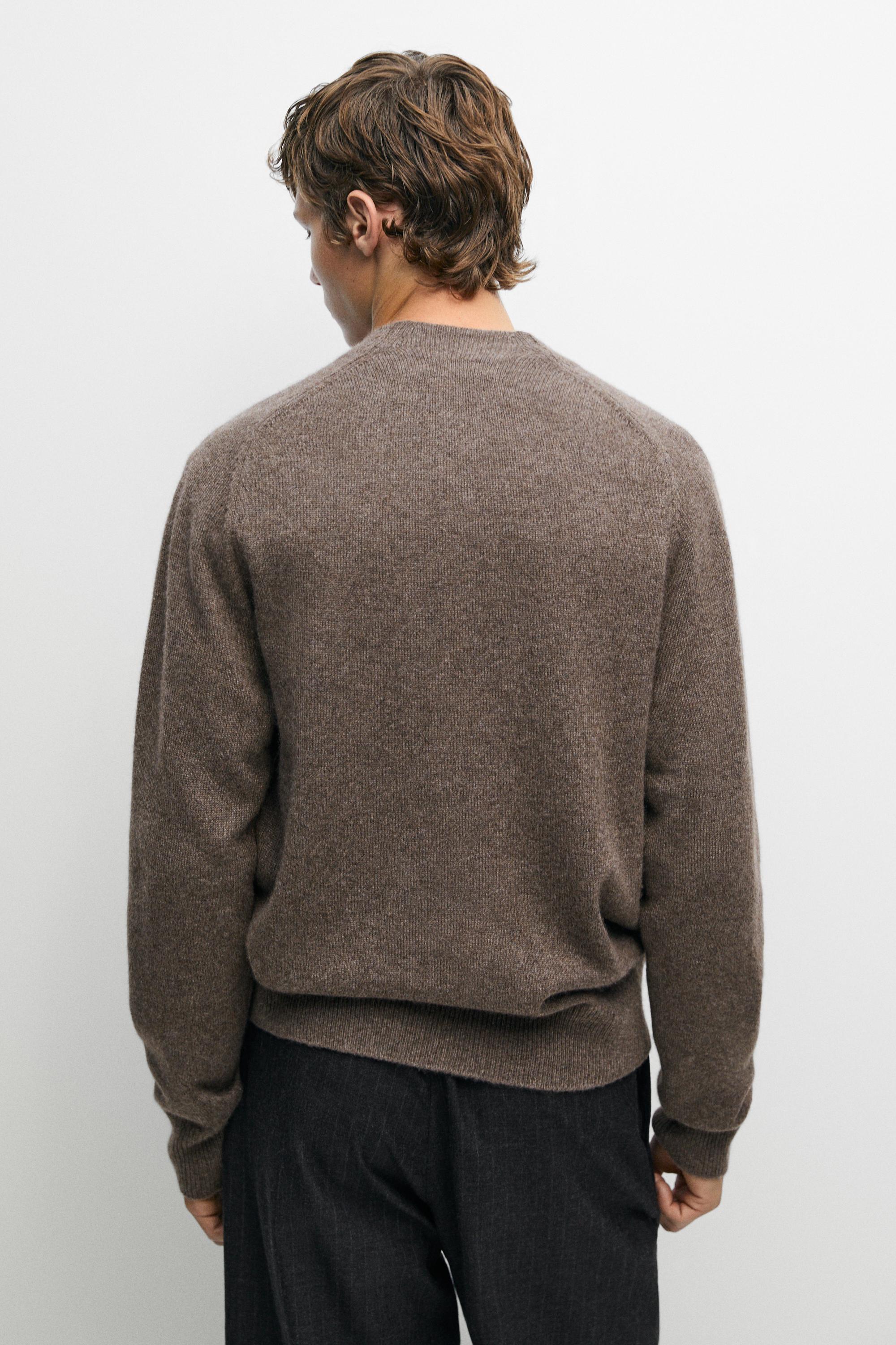 100% cashmere knit bomber cardigan - thumbnail 5