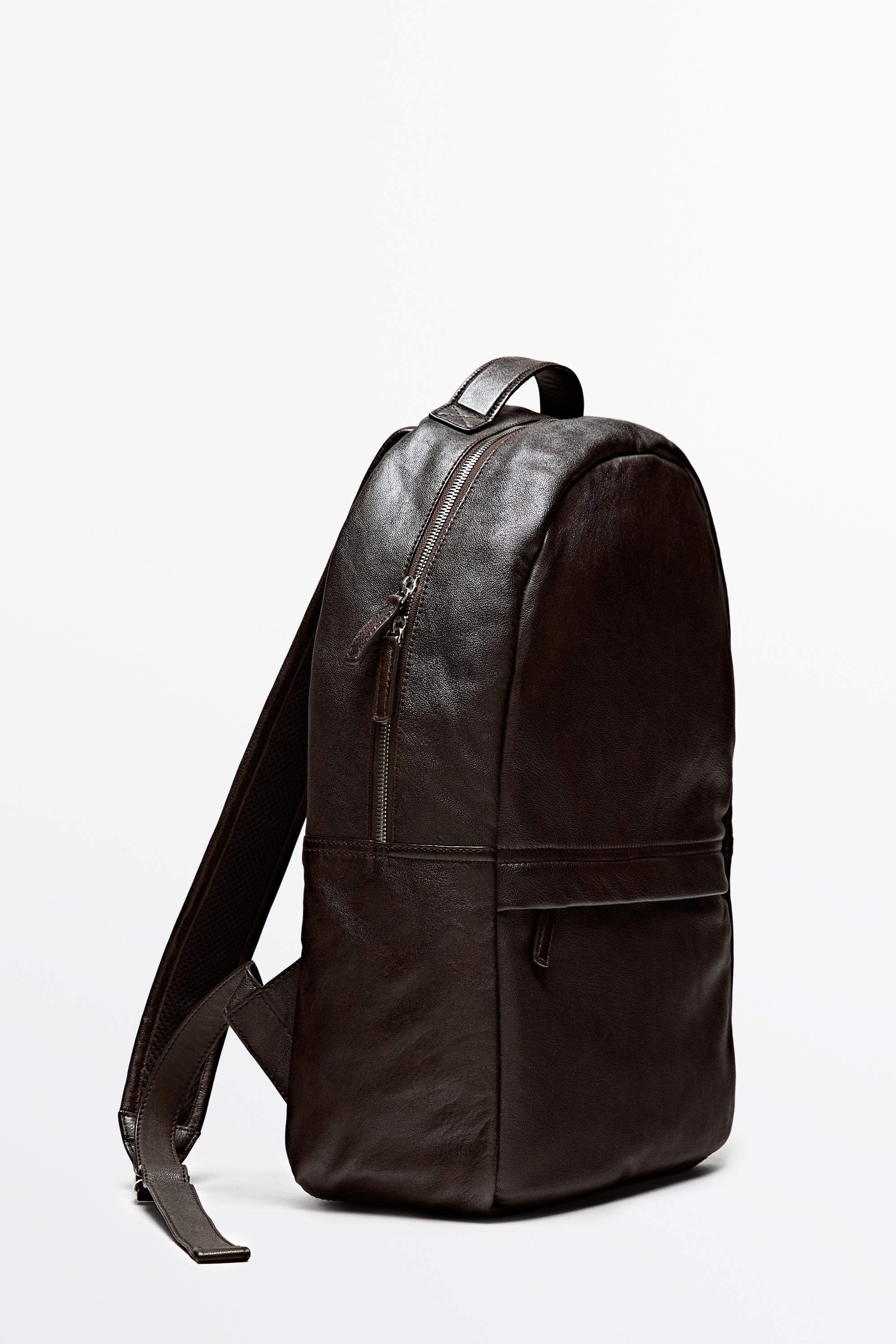 Nappa leather backpack