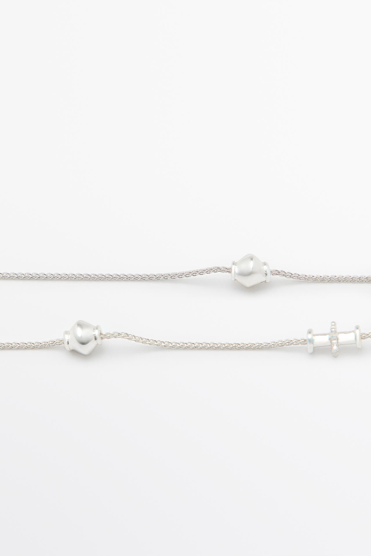 Multi-way piece necklace — SILVER