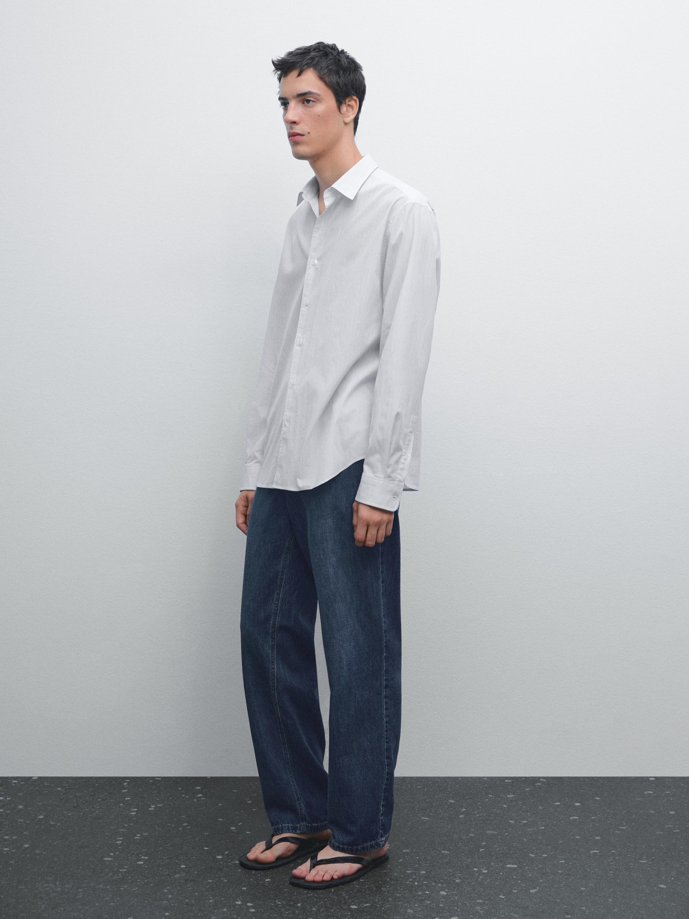 Camisa rayas regular fit