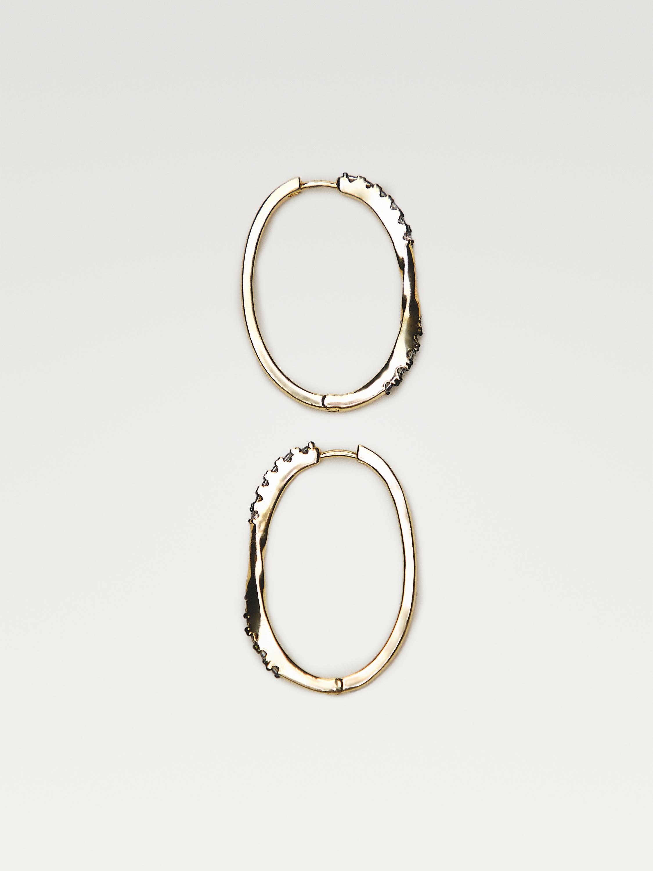 Серьги со стразами