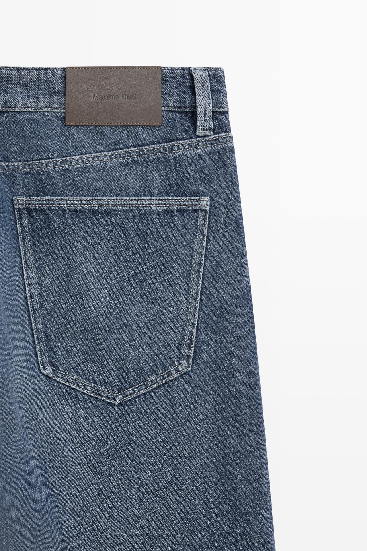 Enzymatic slim fit jeans — INDIGO