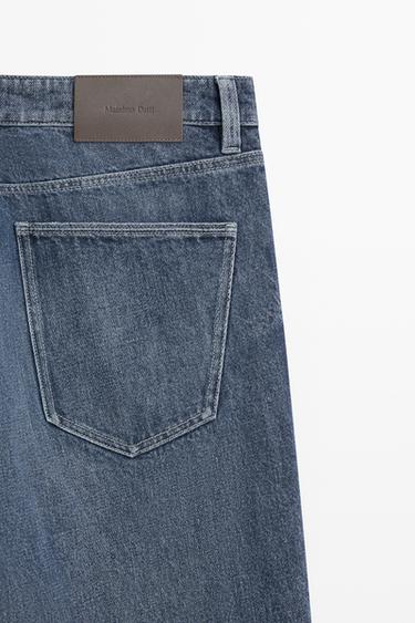 Enzymatic slim fit jeans — INDIGO 7