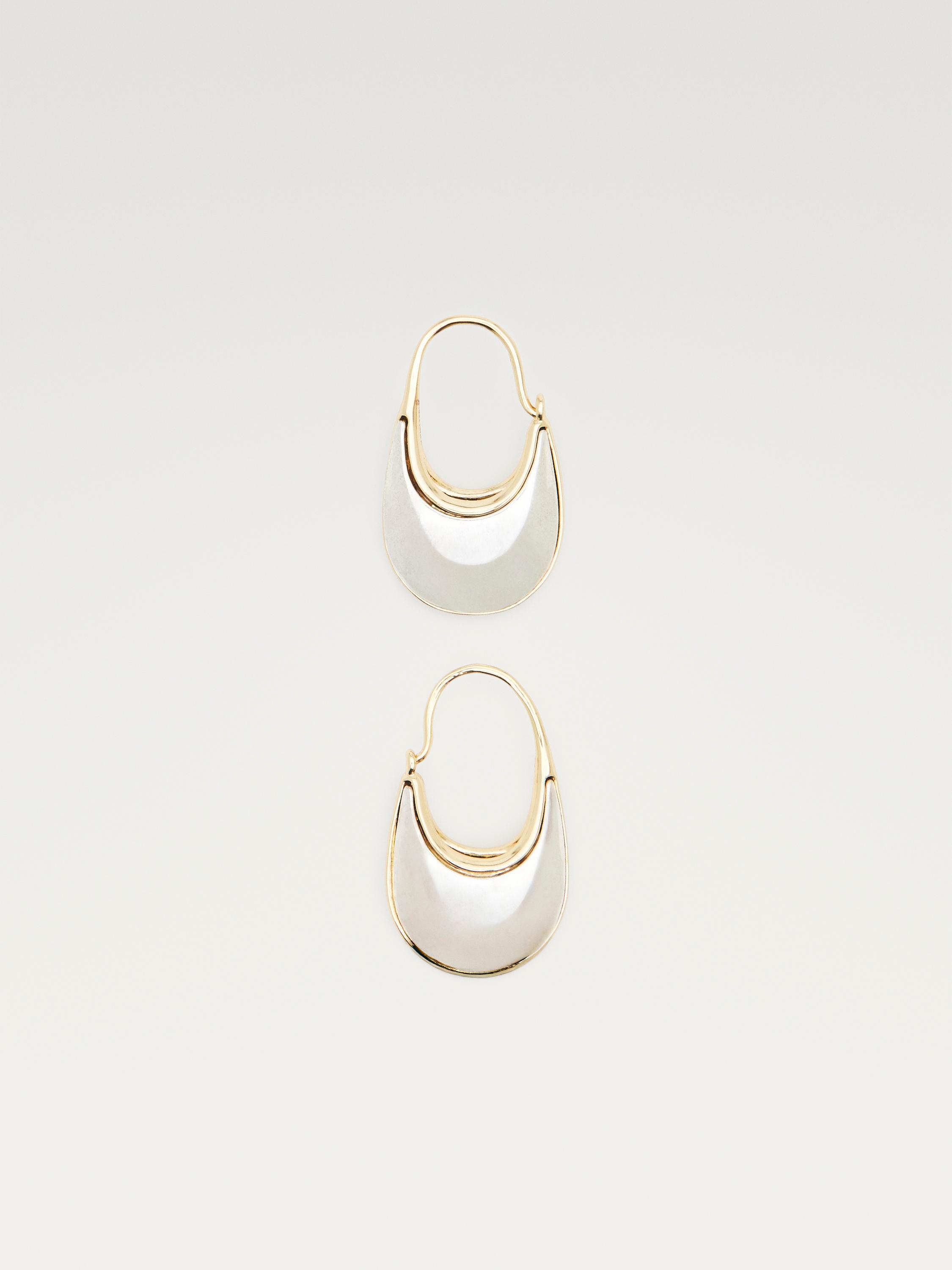 Okrugle naušnice s kamenom