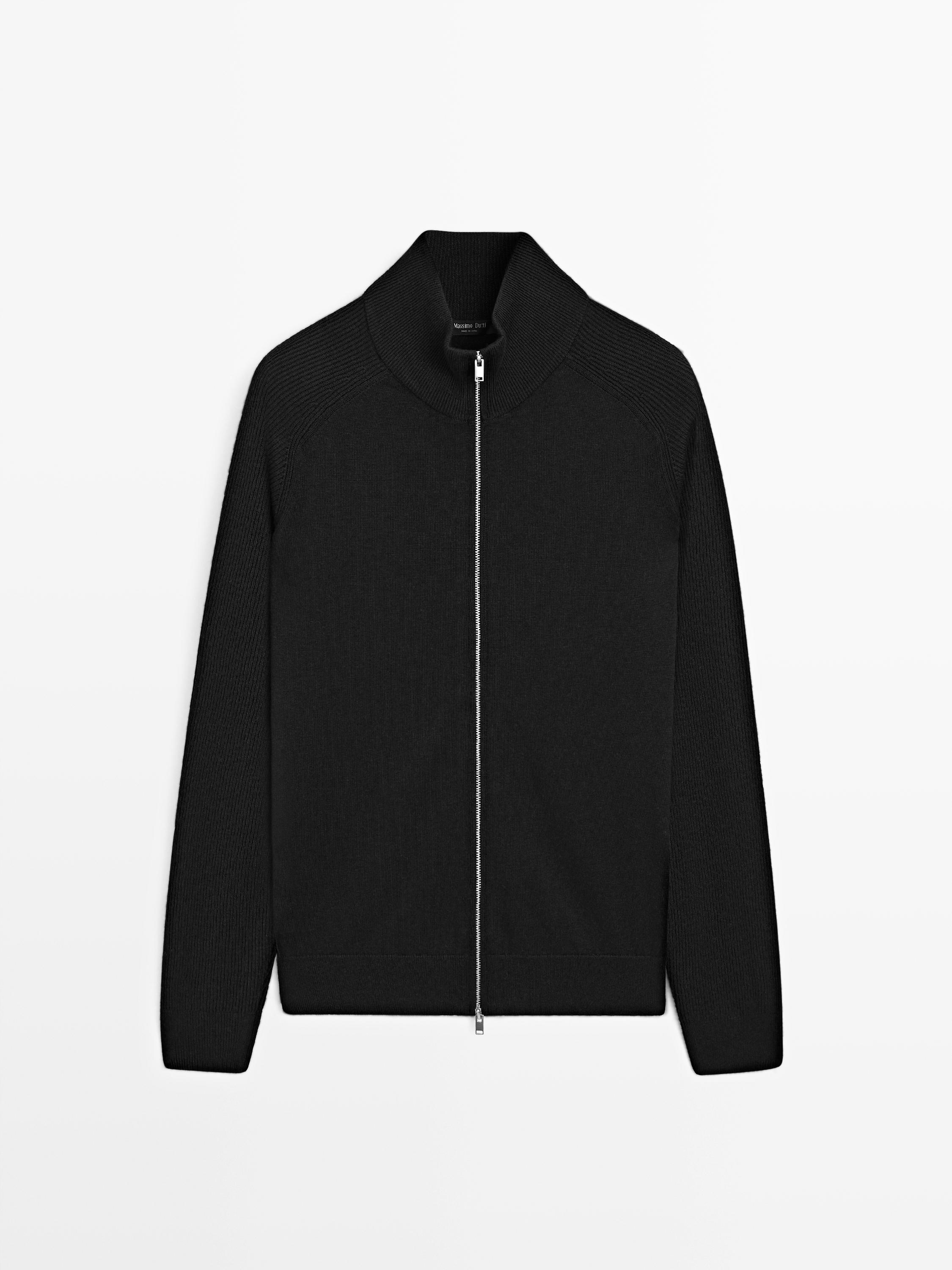 Cardigan à manches raglan en coton mélangé