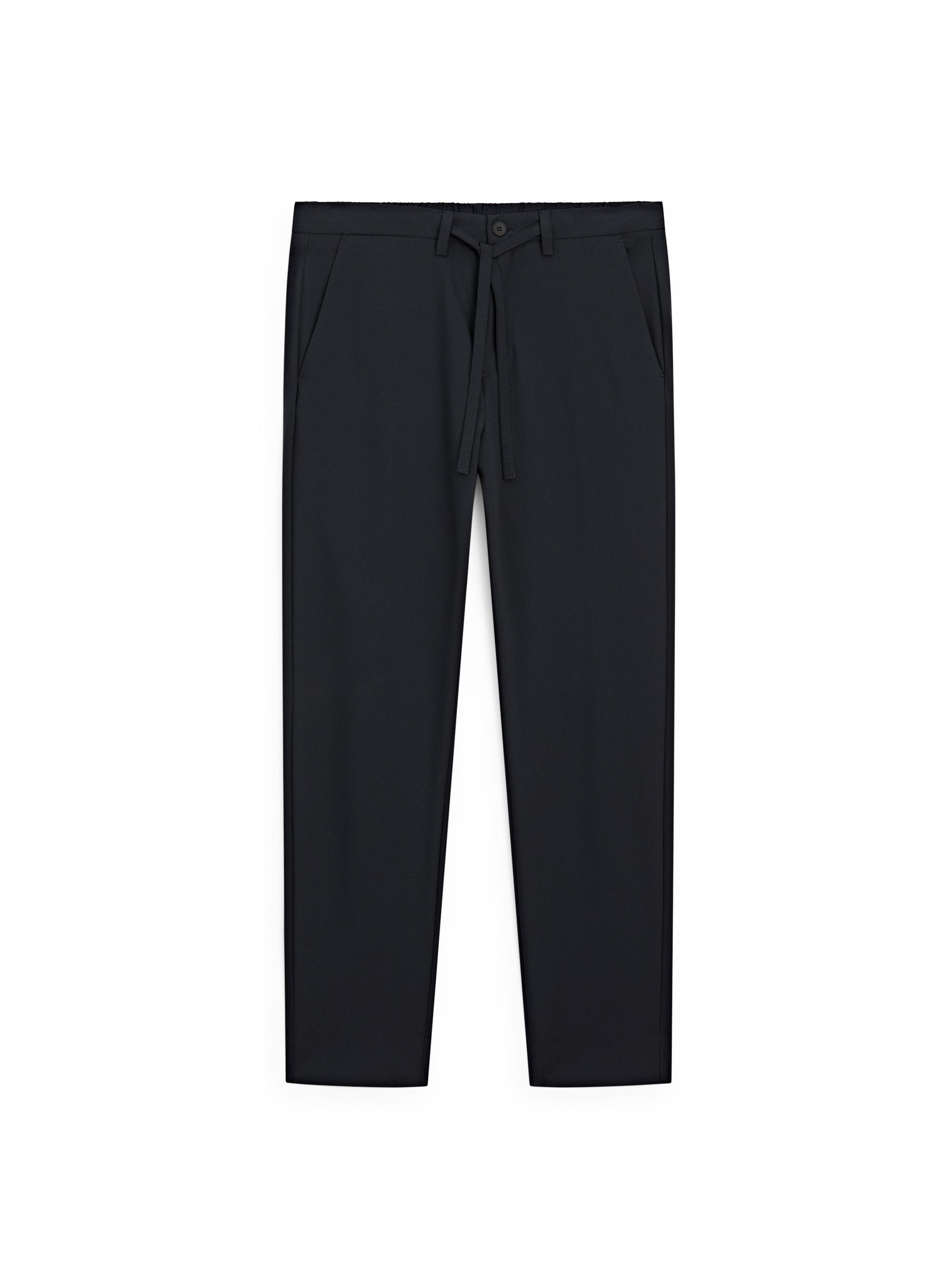 Regular-fit technical trousers — NAVY BLUE