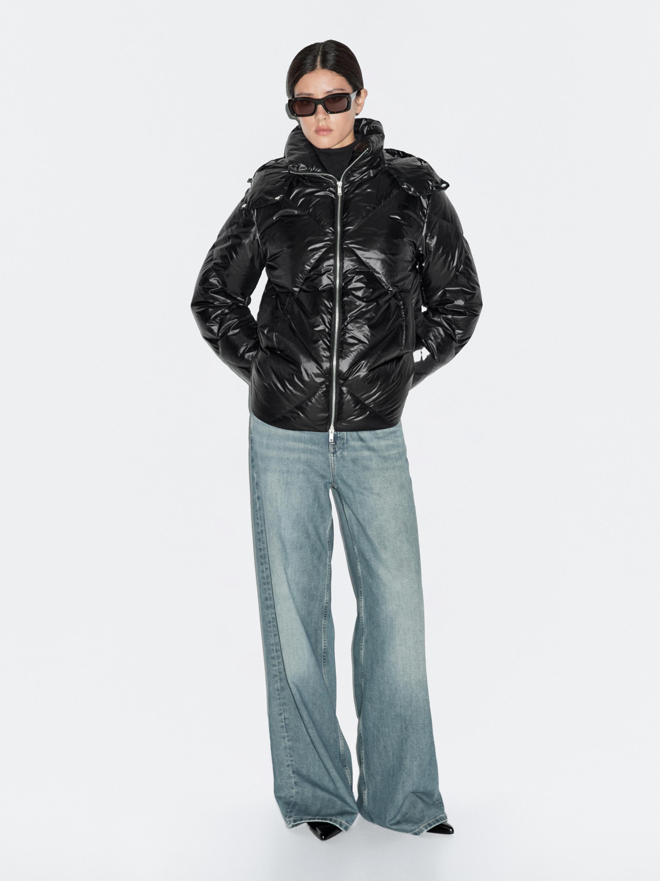 Water-repellent puffer jacket