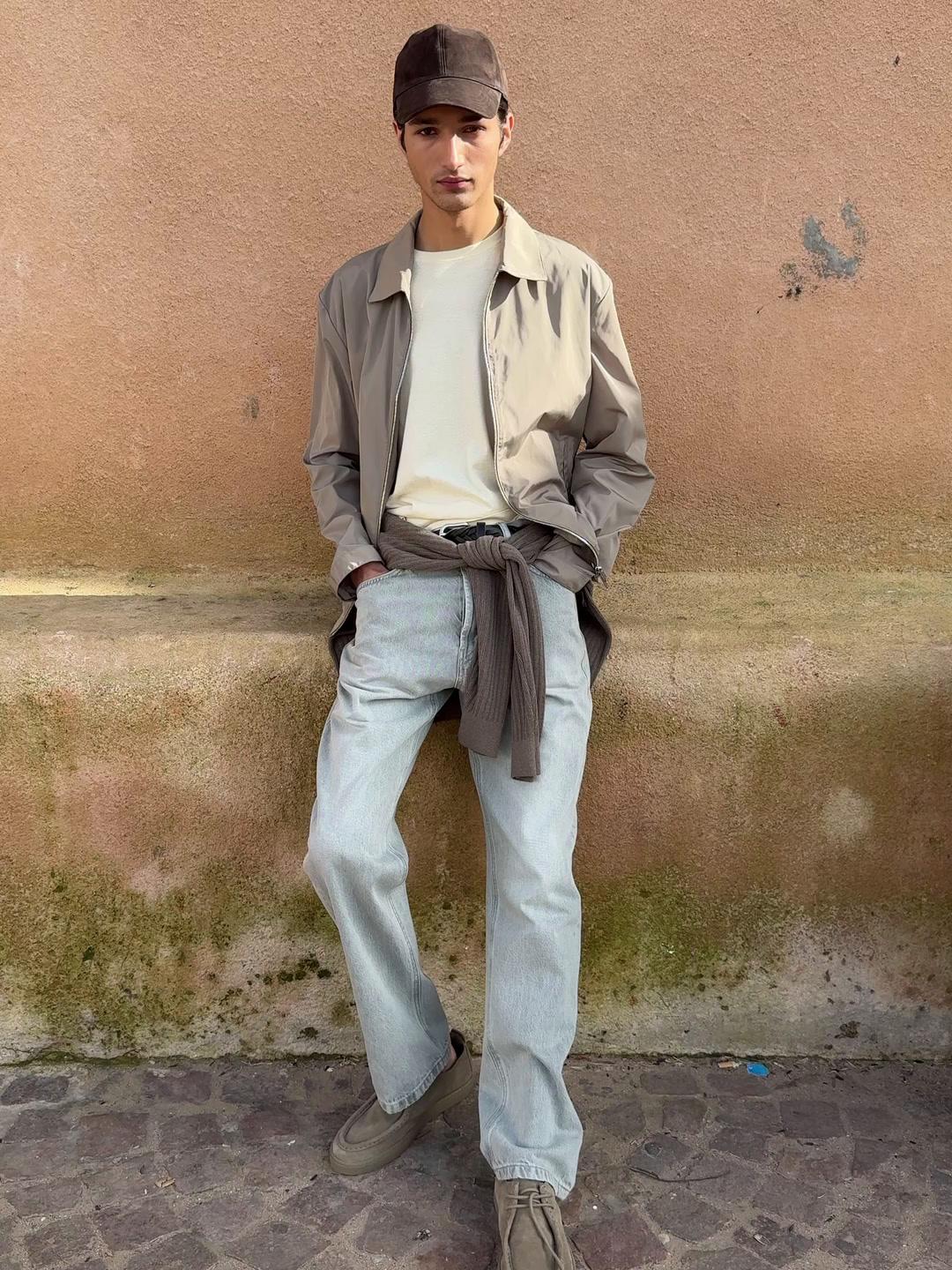 แจ็คเก็ตสั้นผ้าเทคนิคพิเศษ