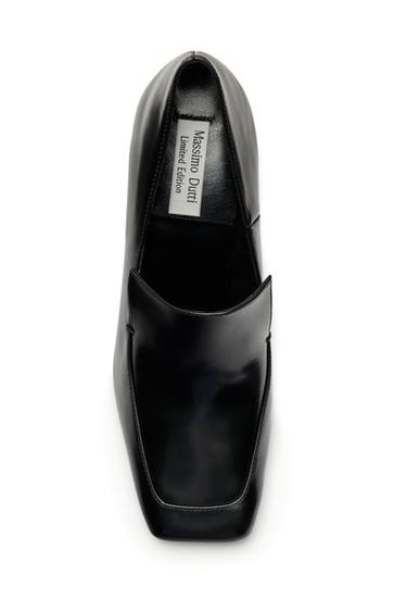 Leather heel loafer - LIMITED EDITION — BLACK 7