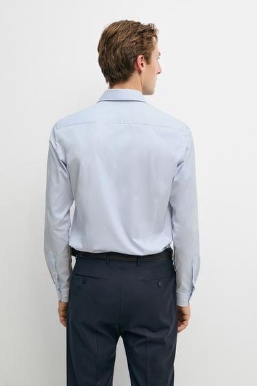 Slim fit striped tailored fit shirt — SKY BLUE 5