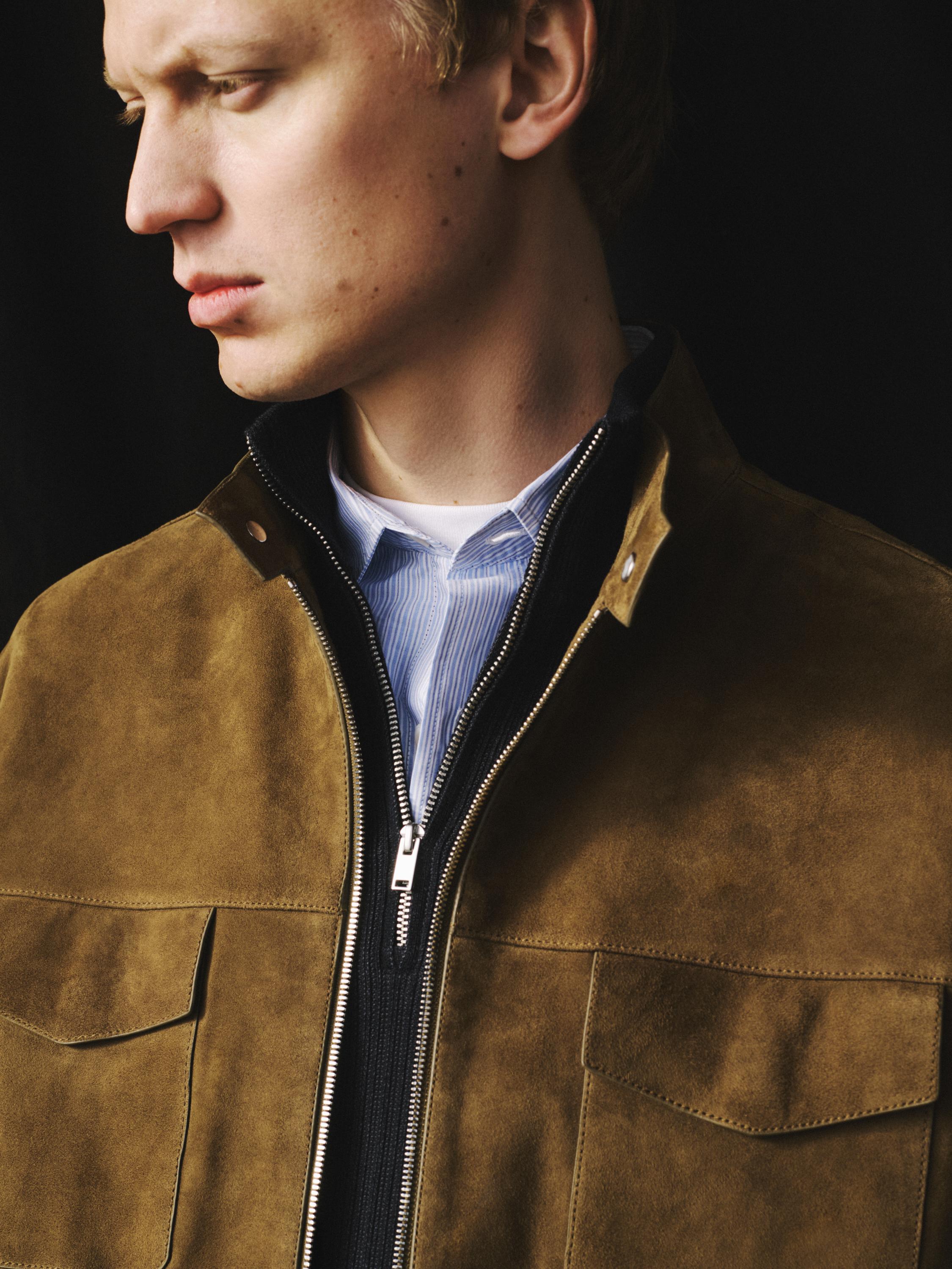 Suede leather jacket — OCHRE