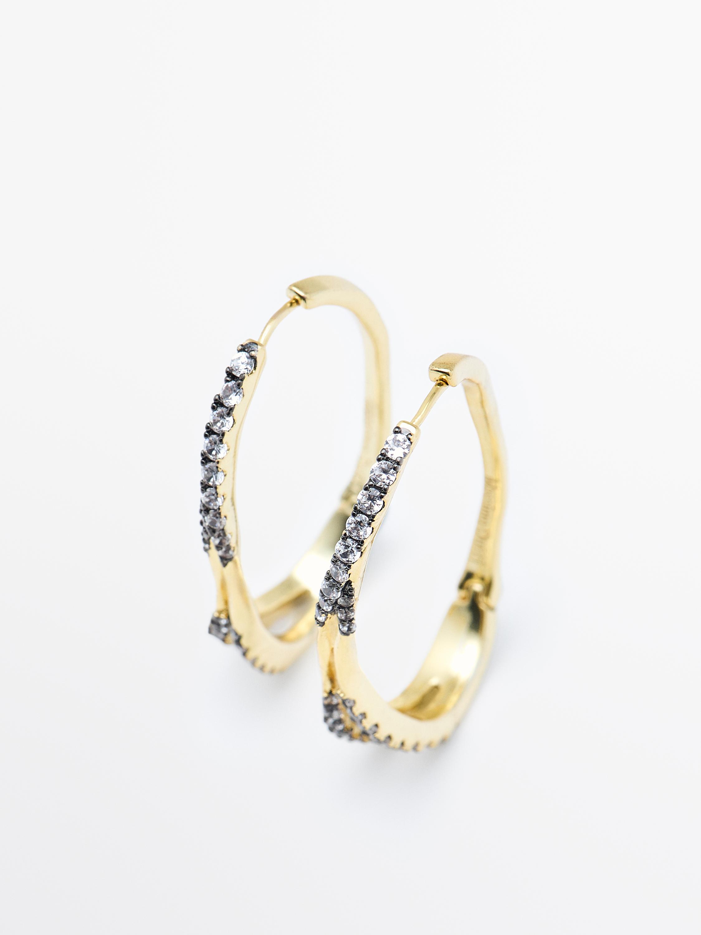 Boucles d’oreilles brillants