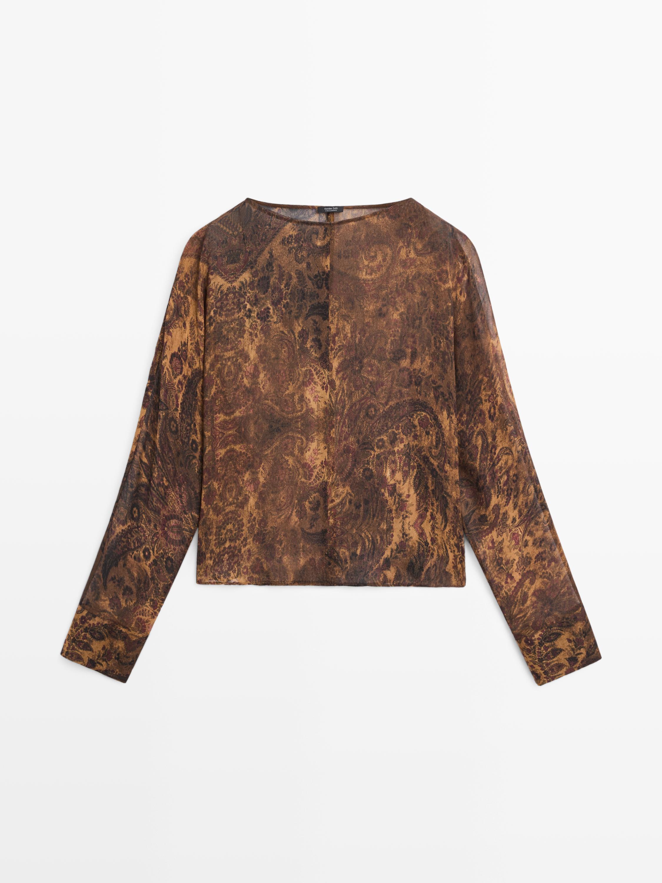Blouse fluide imprimée