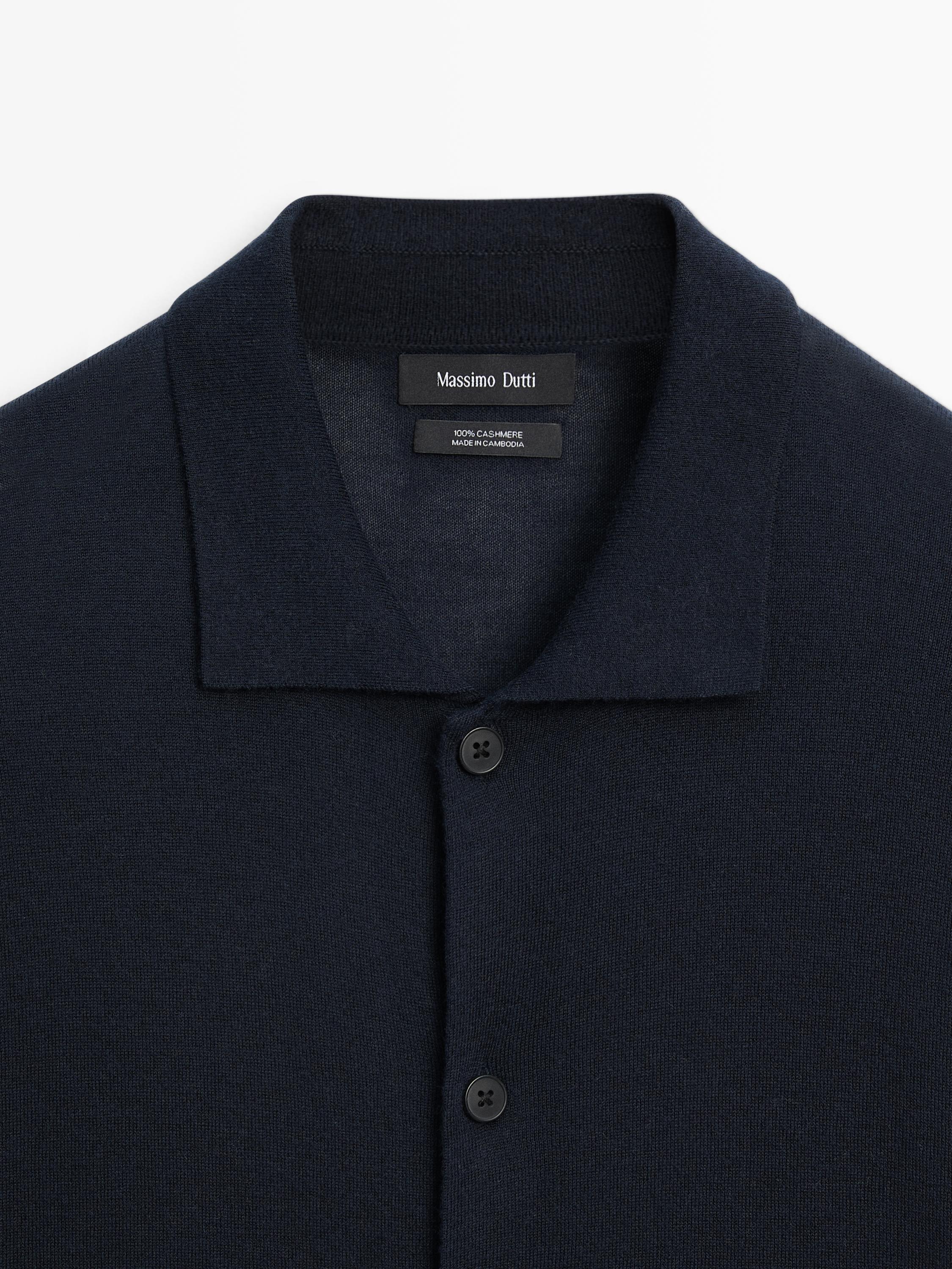 100% cashmere knit cardigan