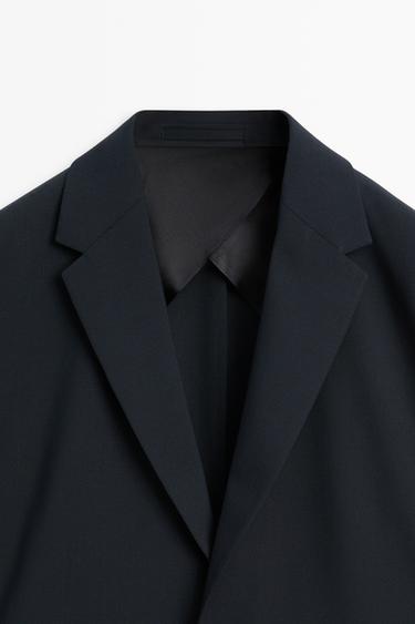 Wool blend suit blazer — NAVY BLUE 9