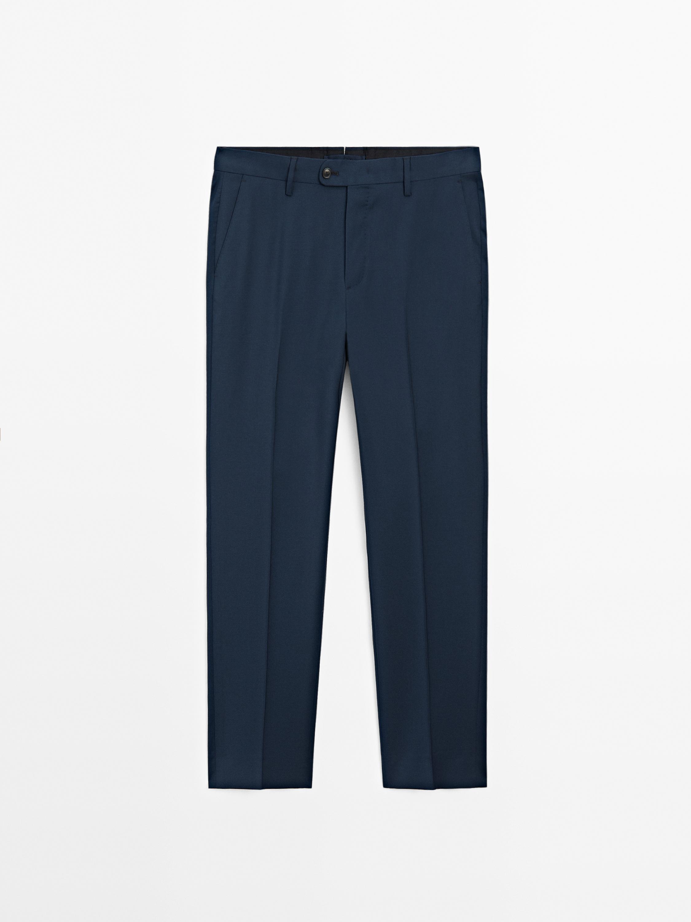 Pantalon de costume 100 % laine