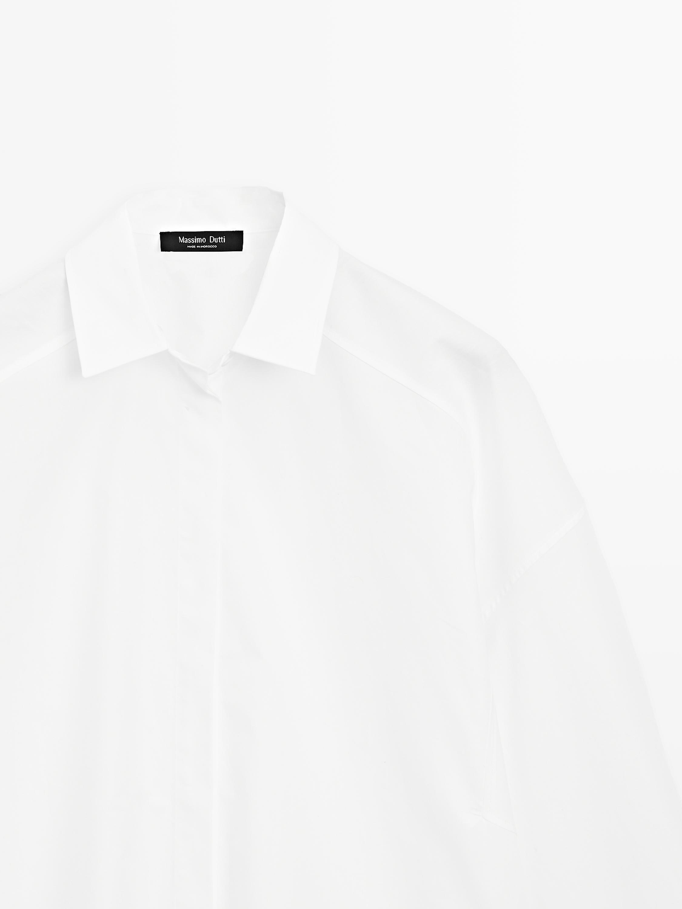 100% cotton shirt with seam details