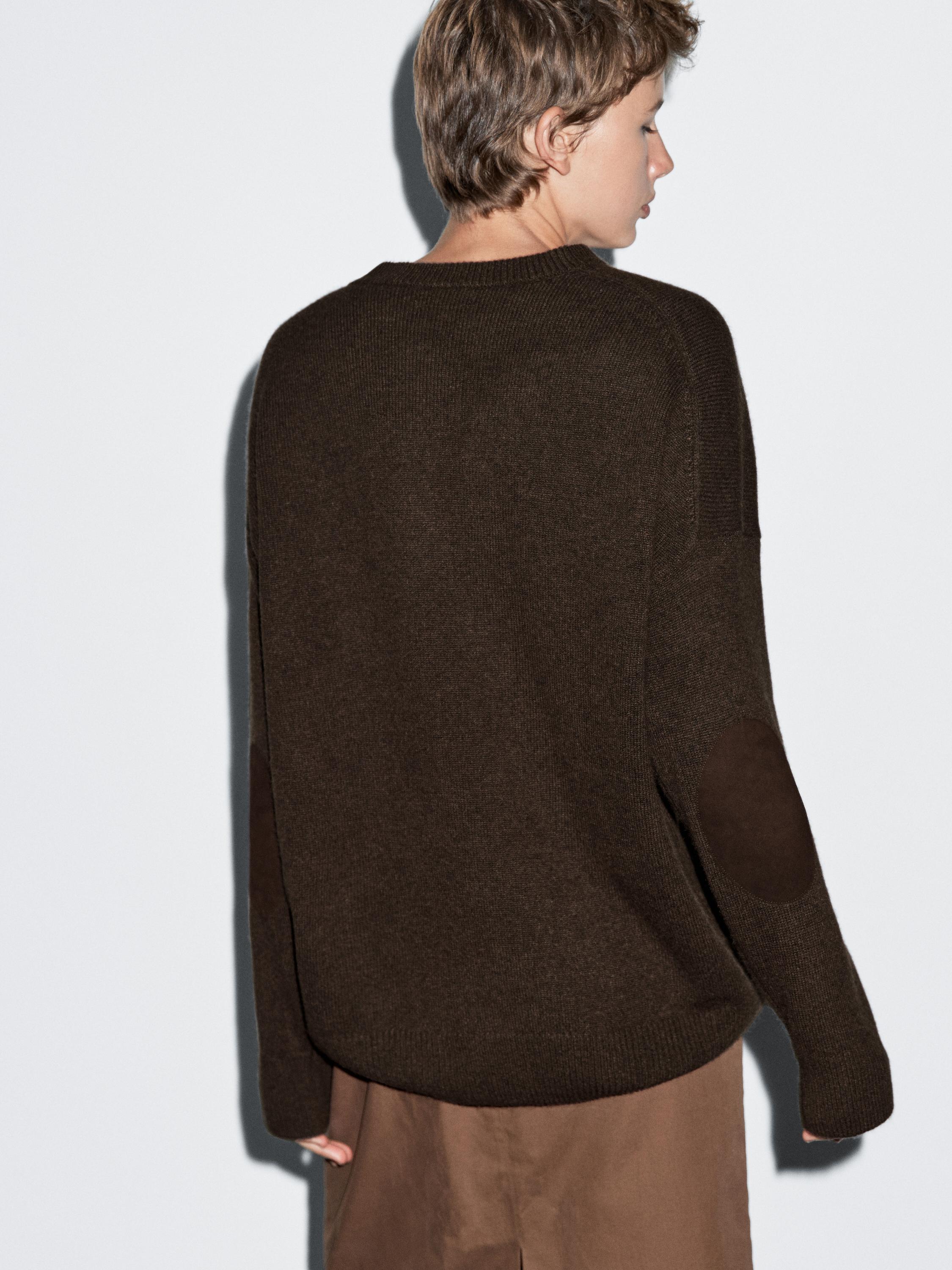 Jersey oversized coderas 100% cashmere