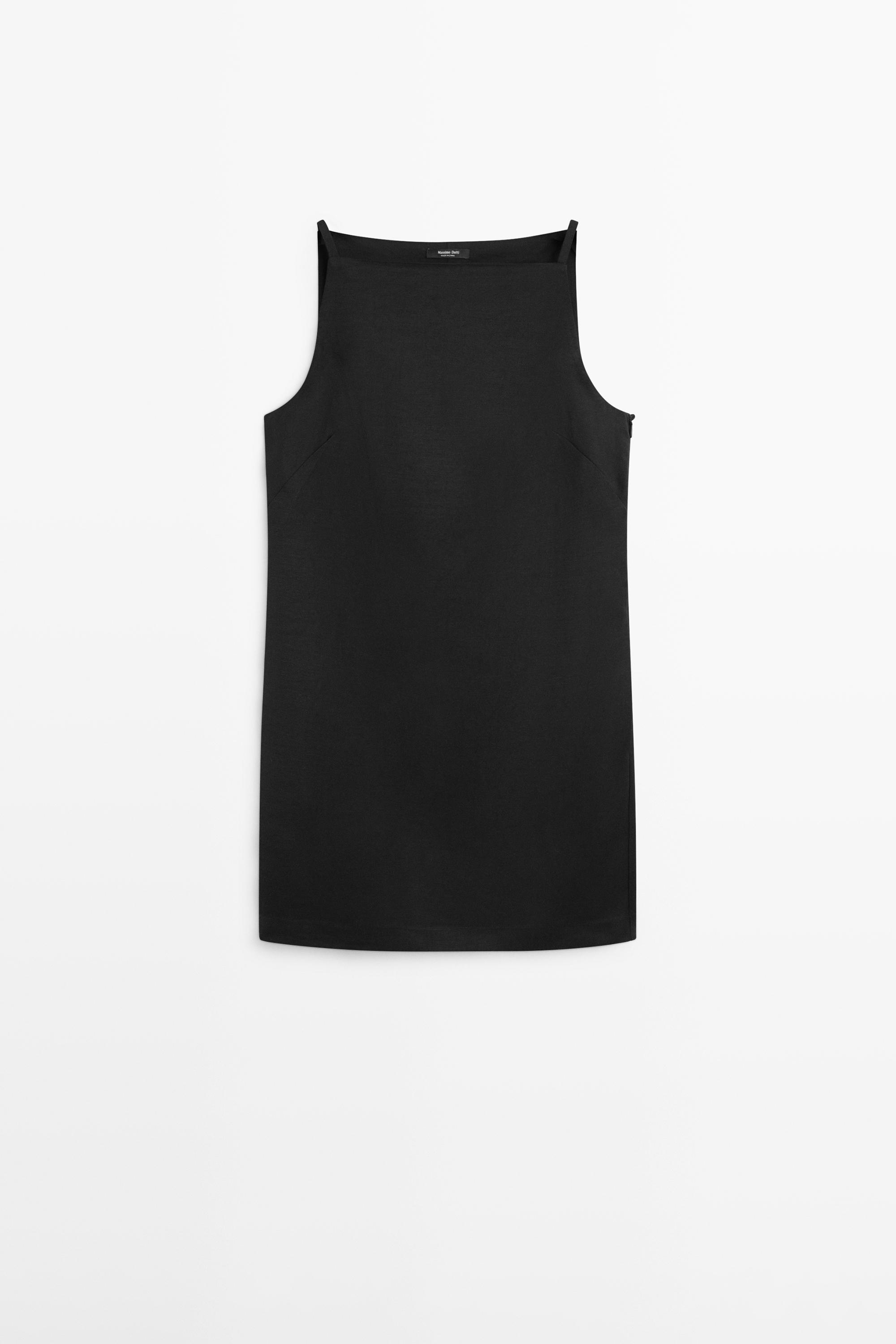 Vestido mini tirante fino