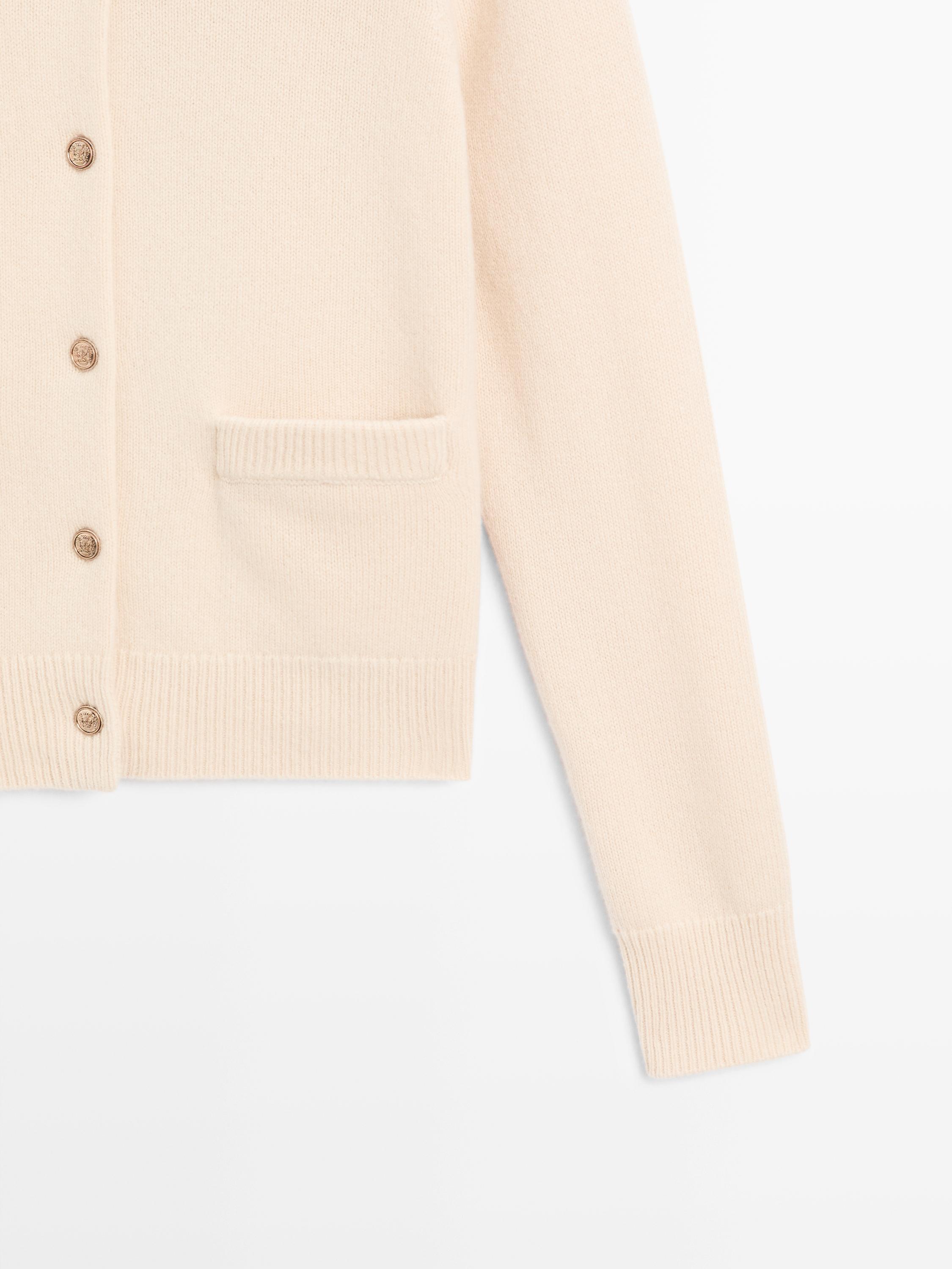 Dore düğmeli triko hırka