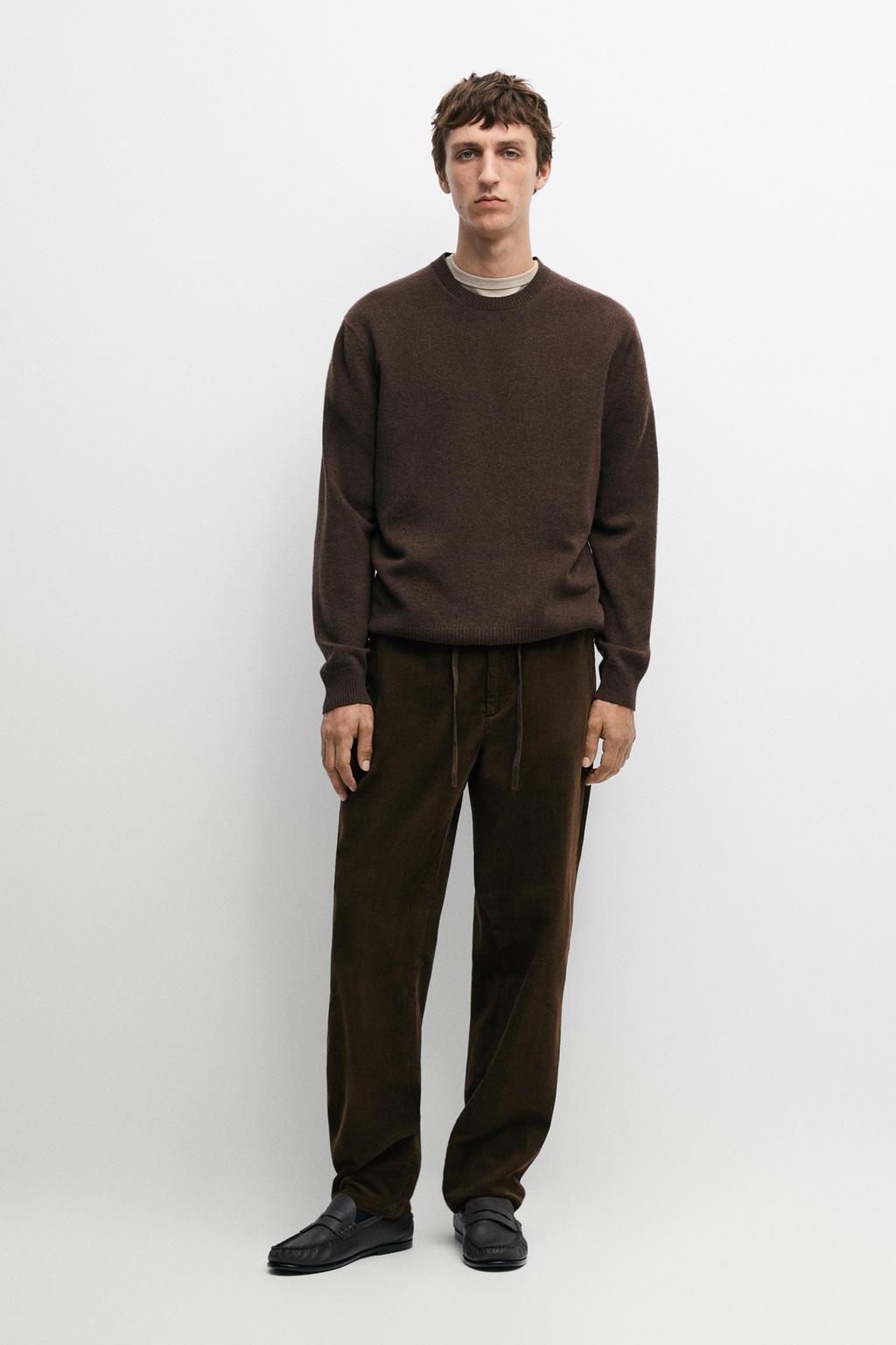 Corduroy jogger fit pants