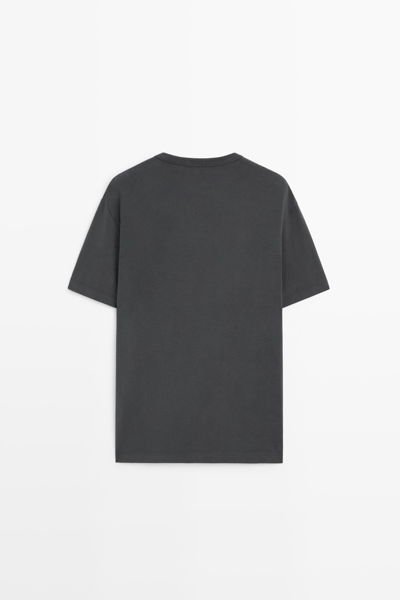 100% cotton boxy short sleeve T-shirt — LEAD