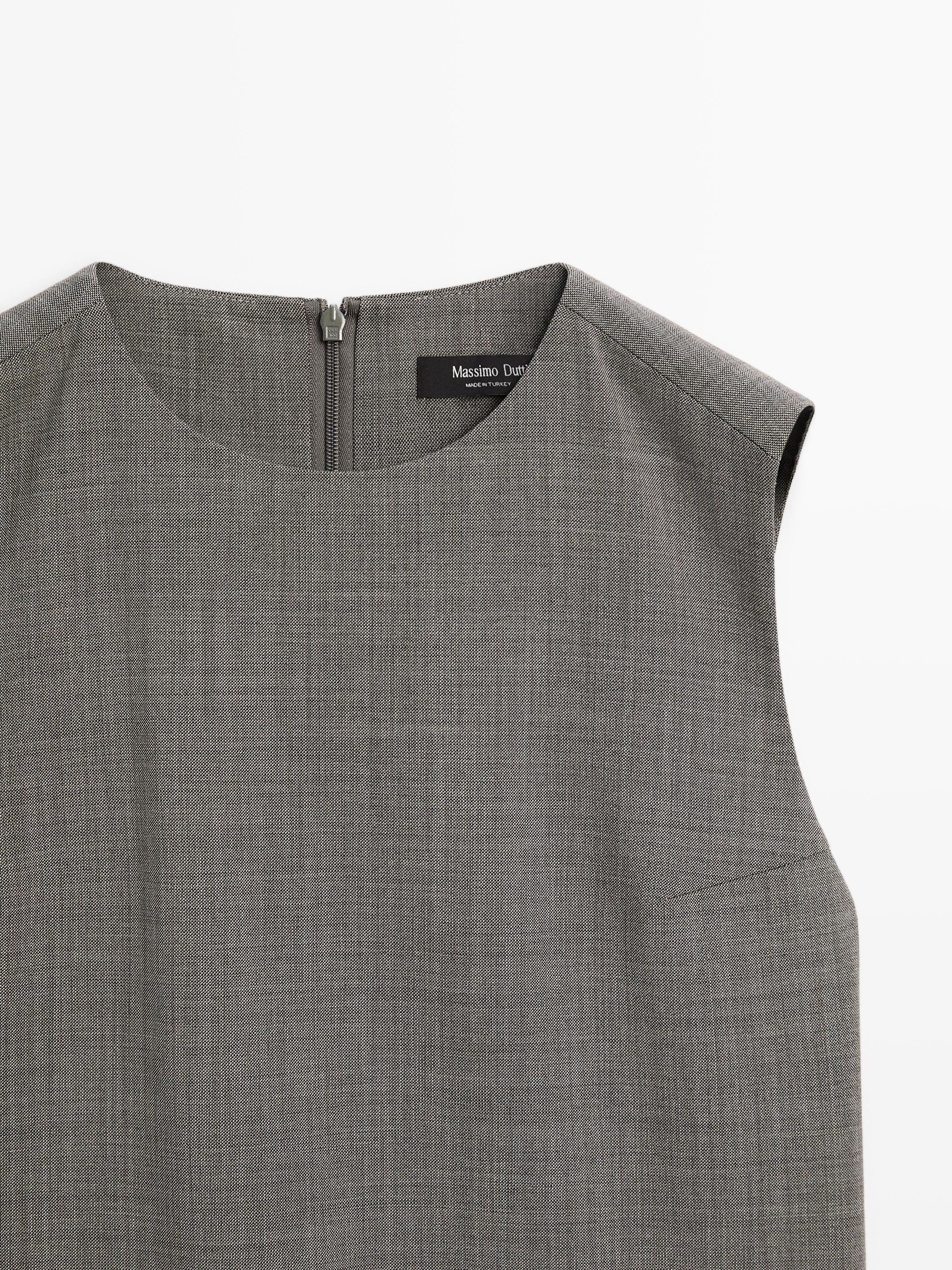 Robe courte chinée