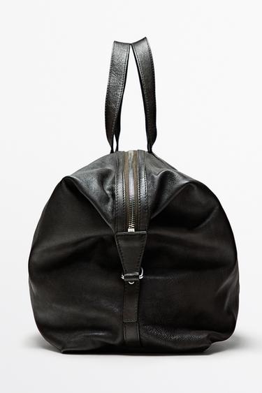 Nappa leather sport bag — KHAKI 2