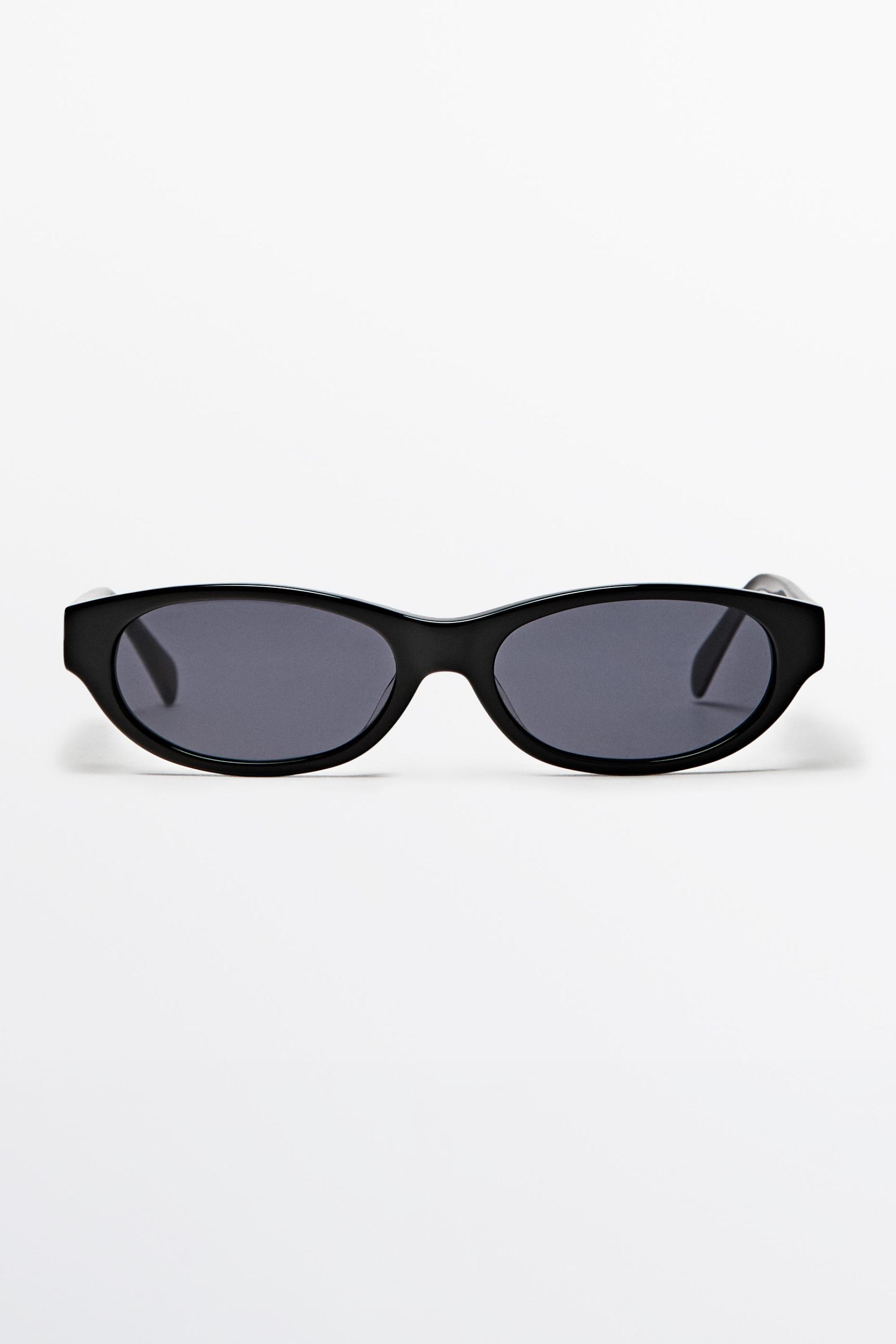 Narrow sunglasses — BLACK