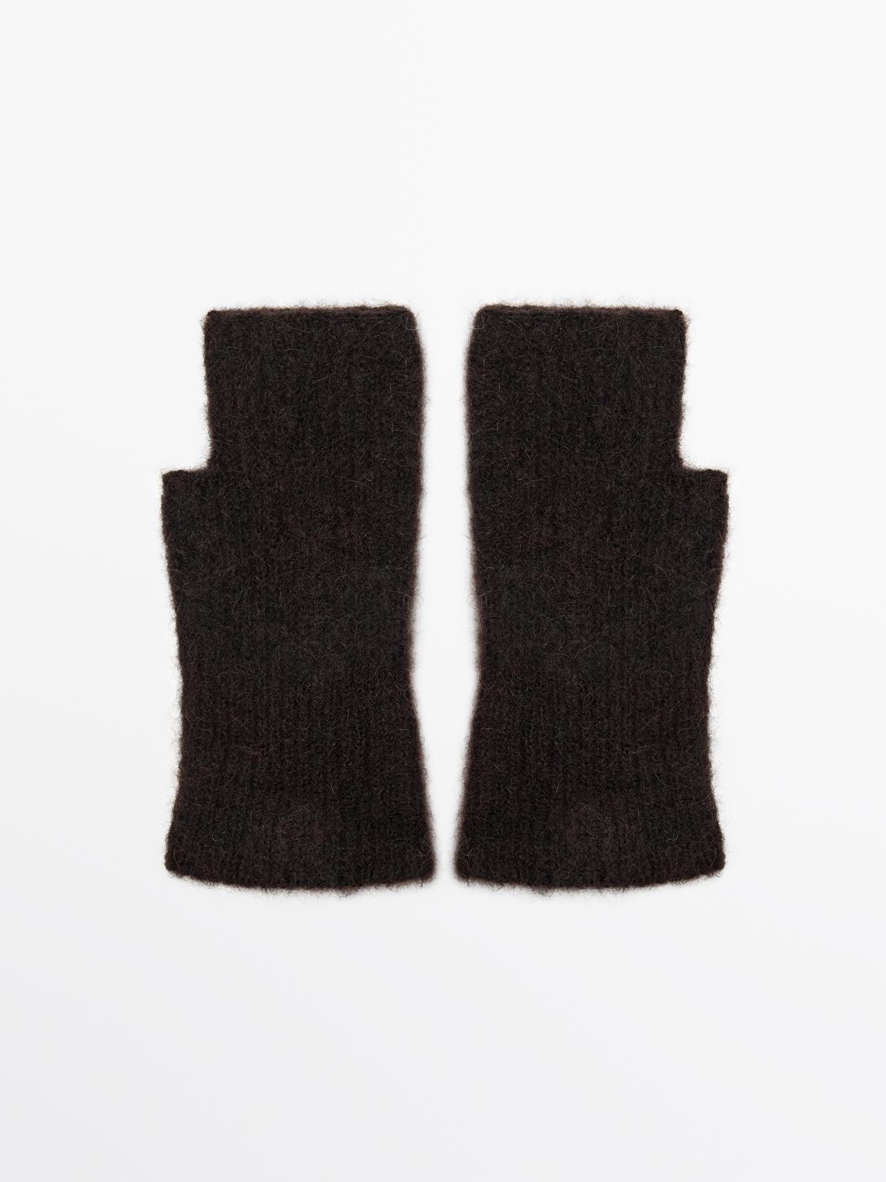 Massimo Dutti - Dame - Vanter I Alpakablanding - Brun - M
