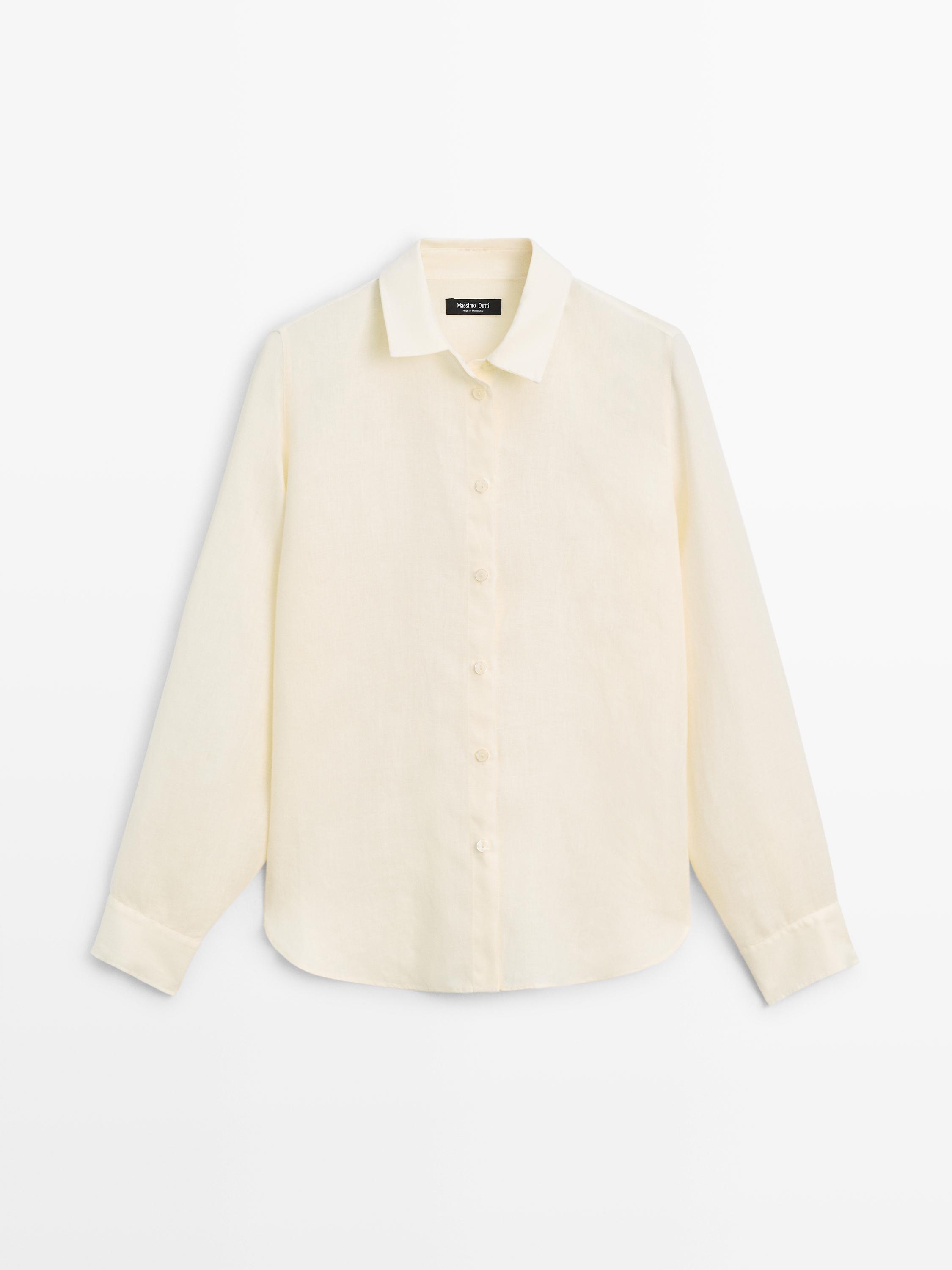100% linen flowing shirt