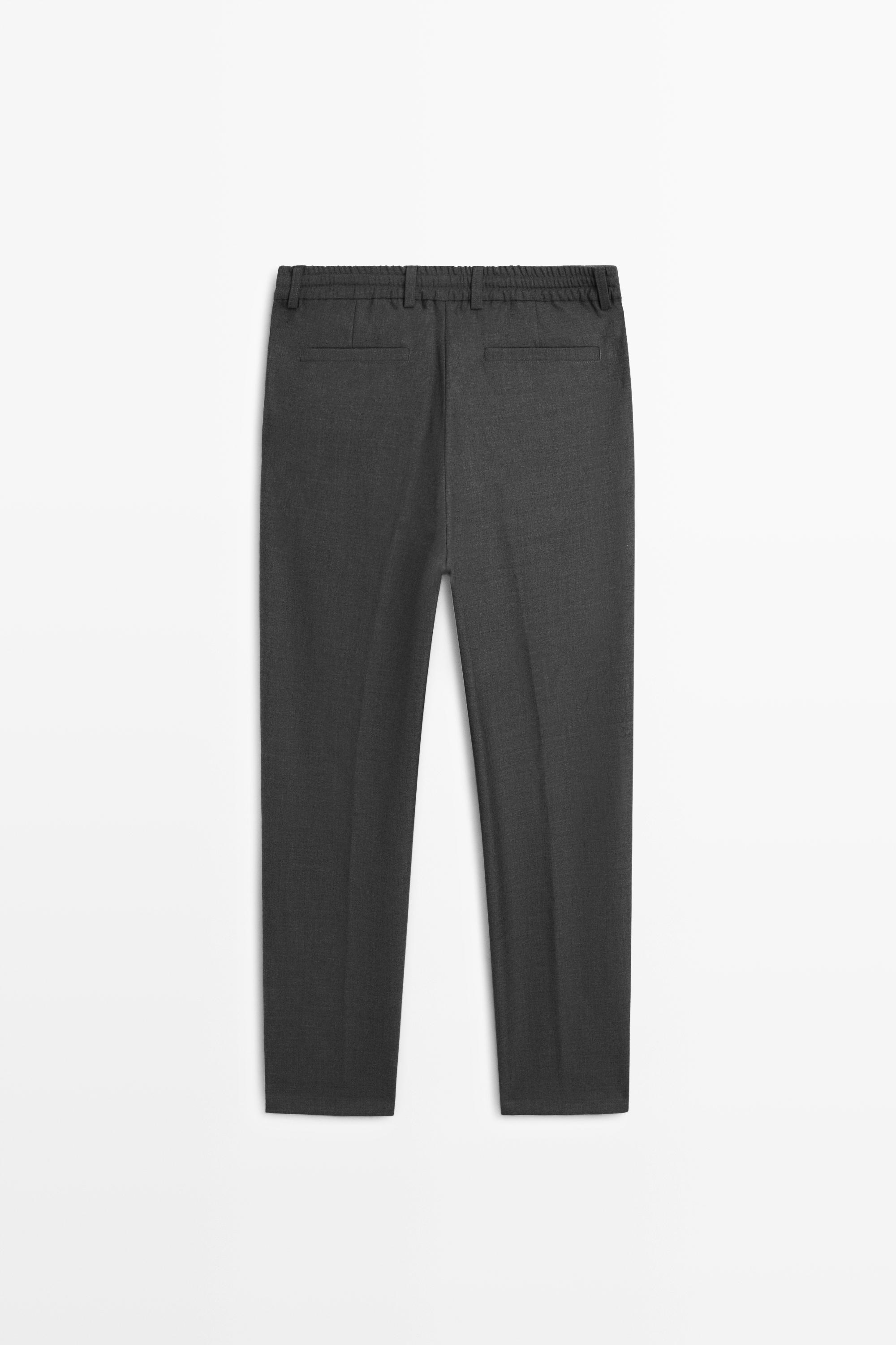 100% Cool Wool Pants — GREY