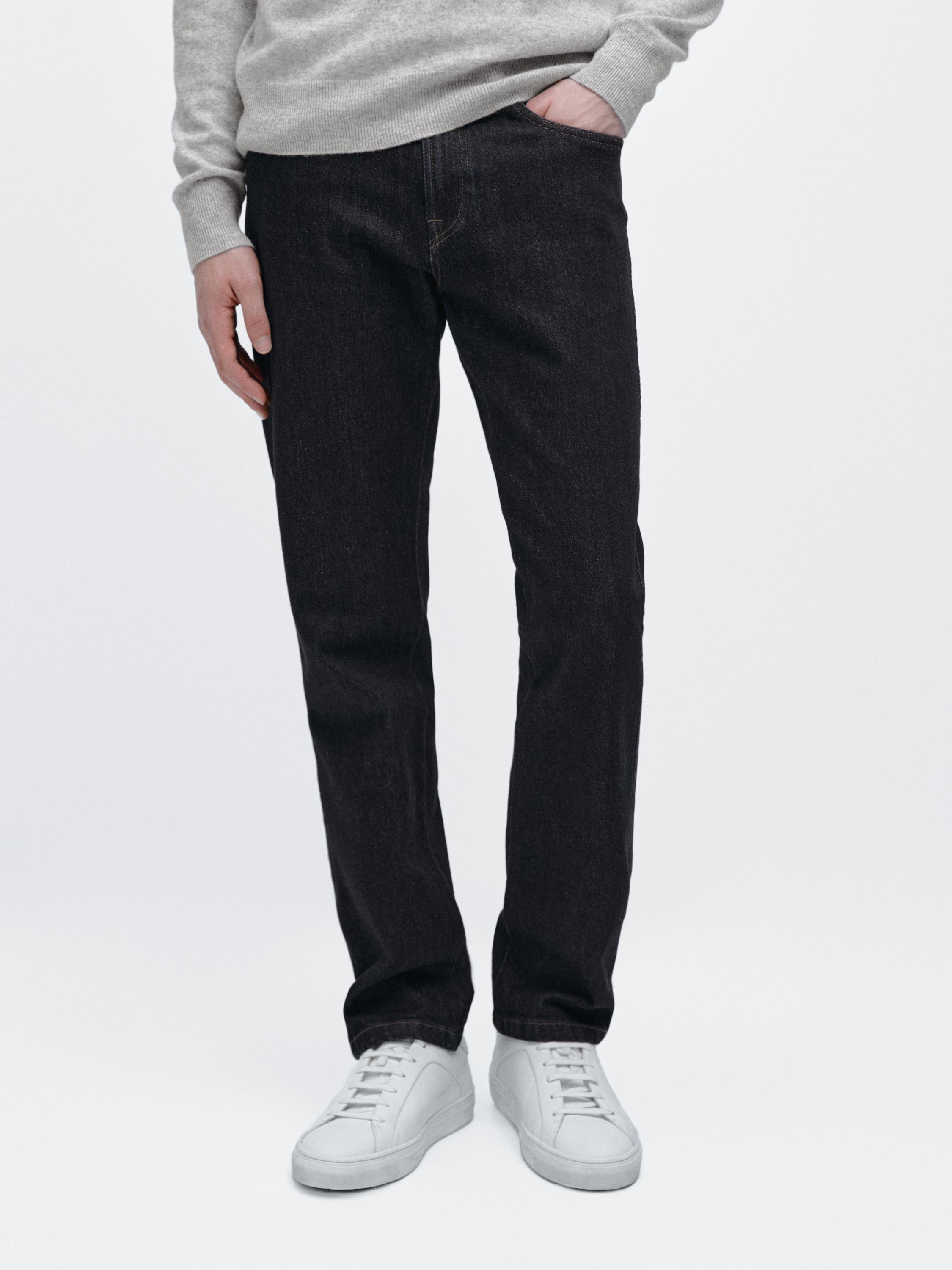 Tapered fit jeans — NAVY BLUE